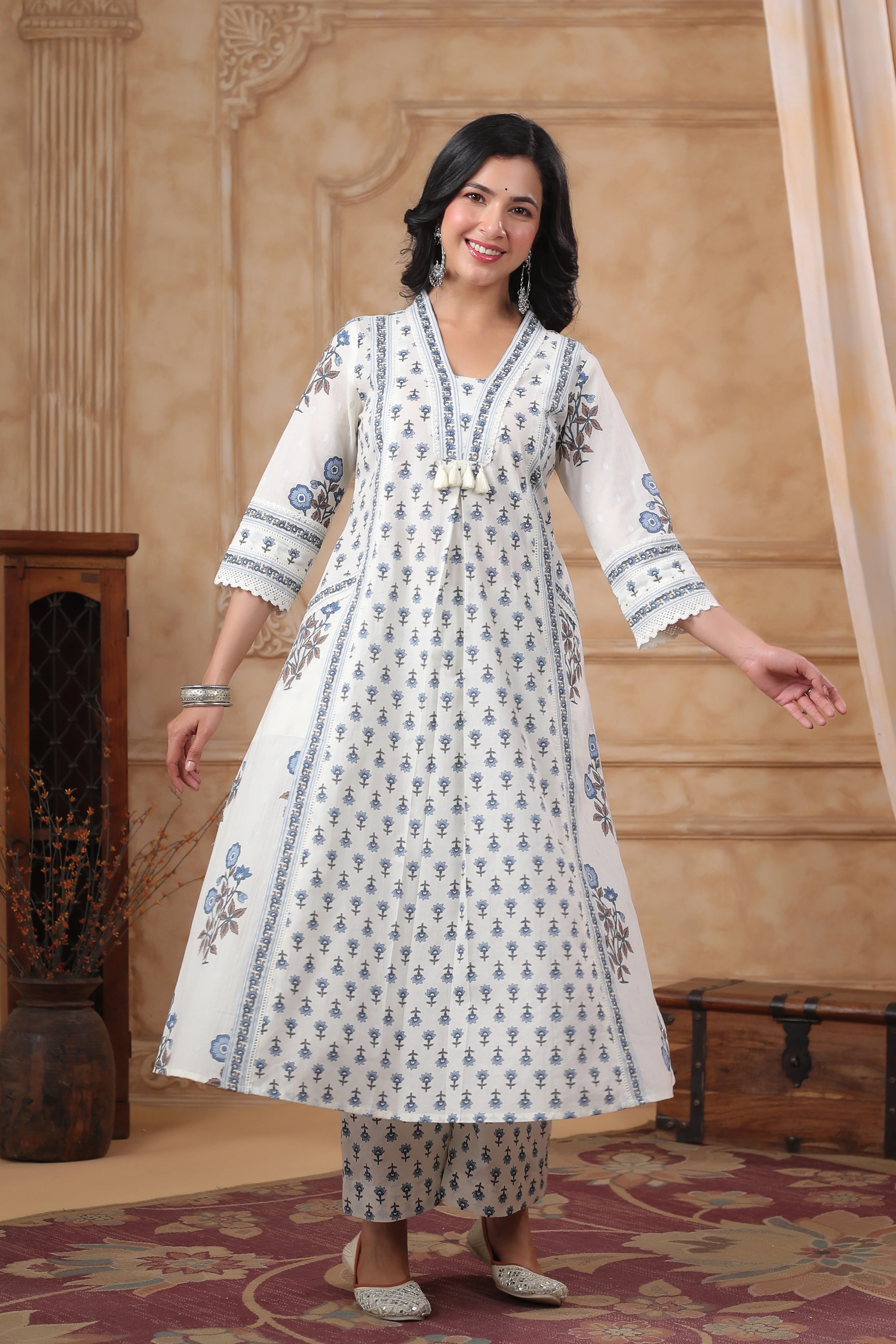 Hiya Sapphire premium cotton suit set - Image 11