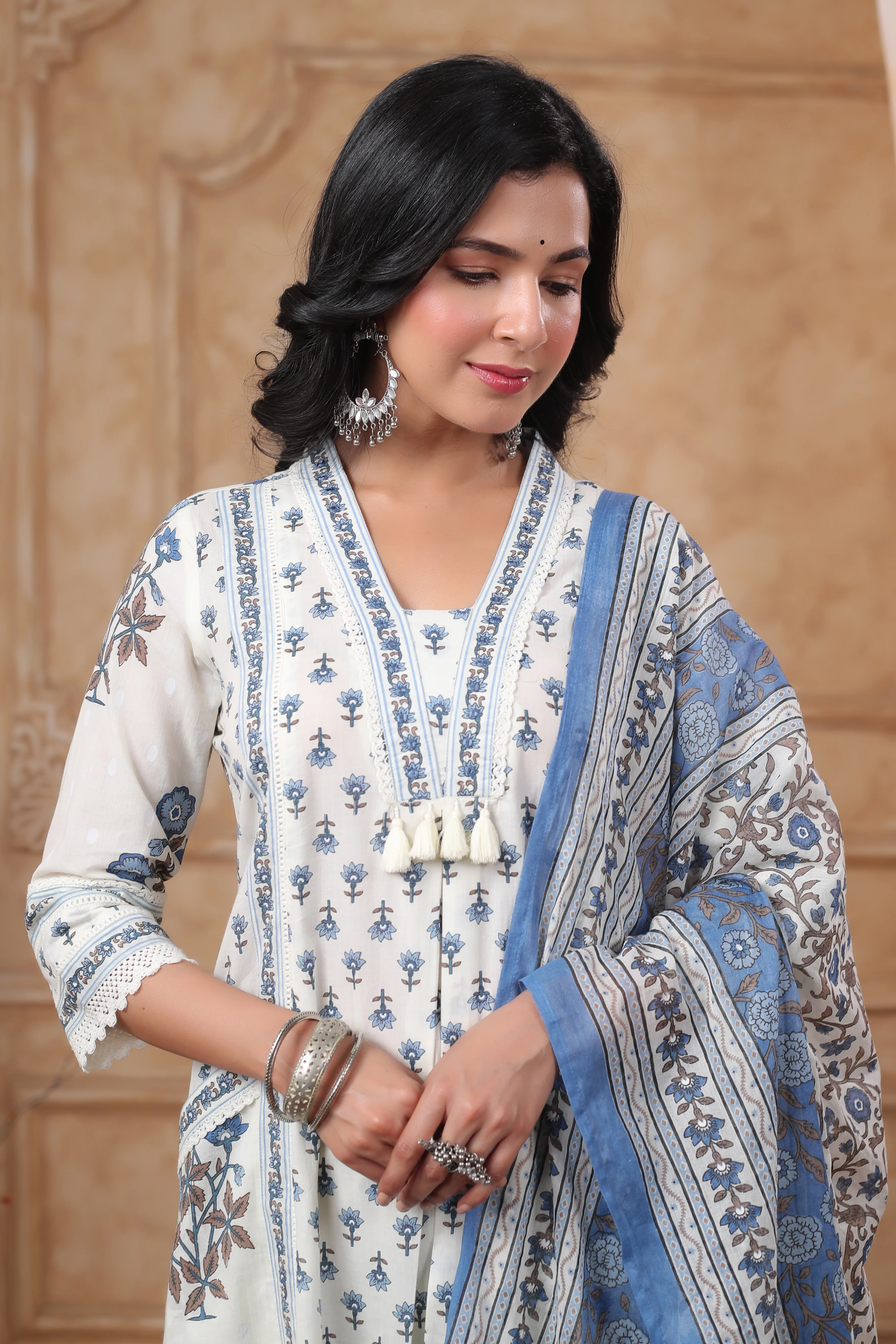 Hiya Sapphire premium cotton suit set - Image 2