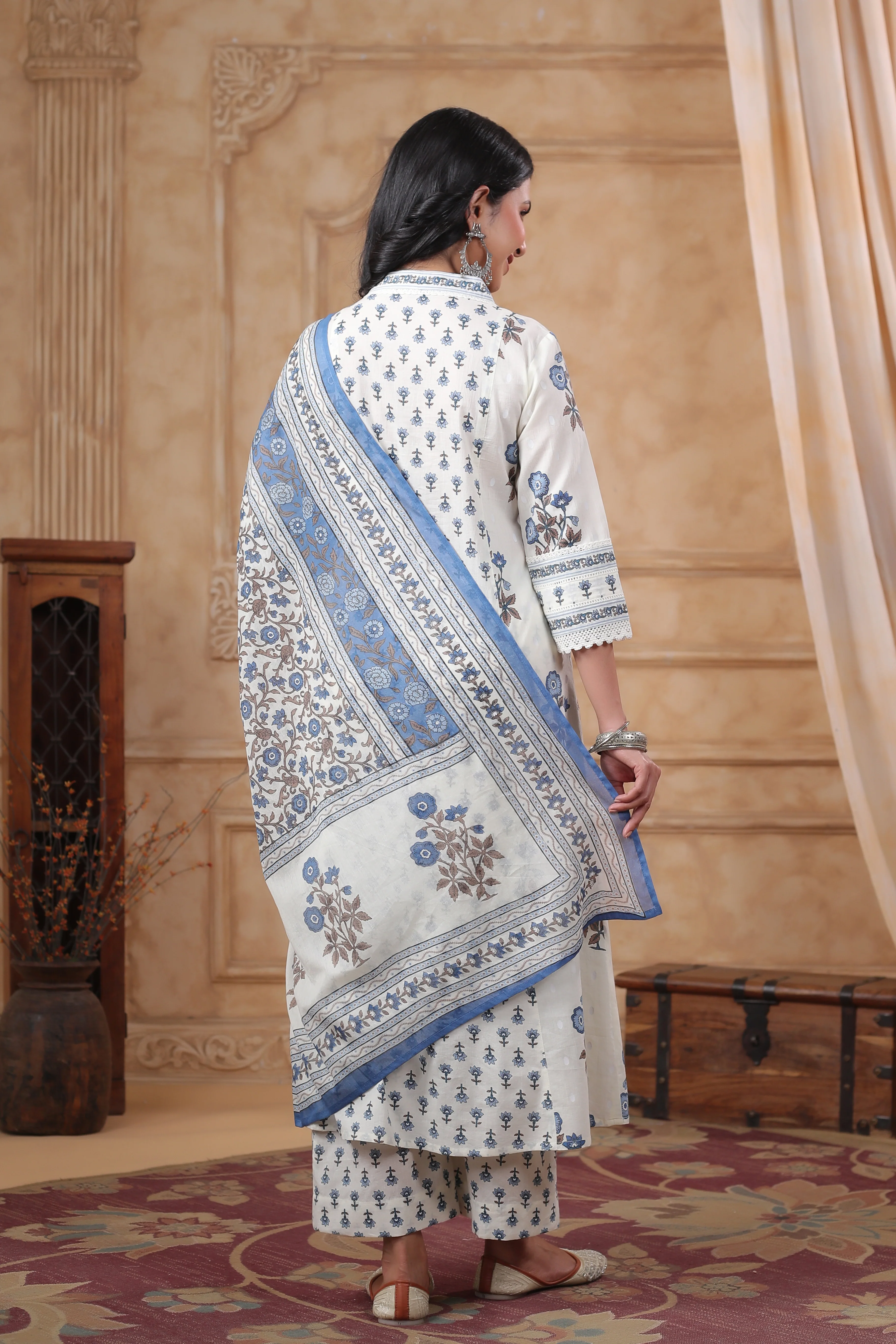 Hiya Sapphire premium cotton suit set - Image 3