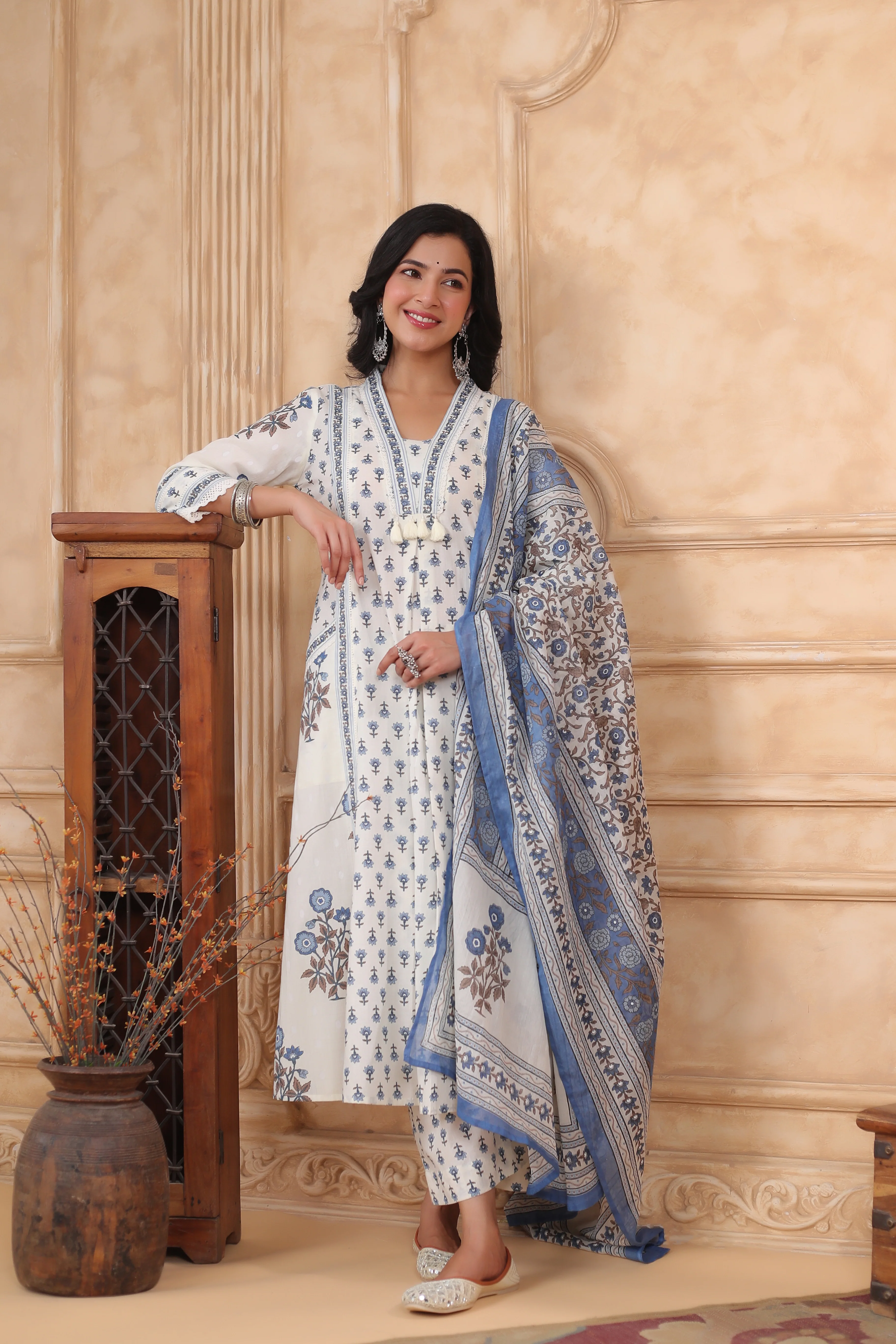 Hiya Sapphire premium cotton suit set - Image 4