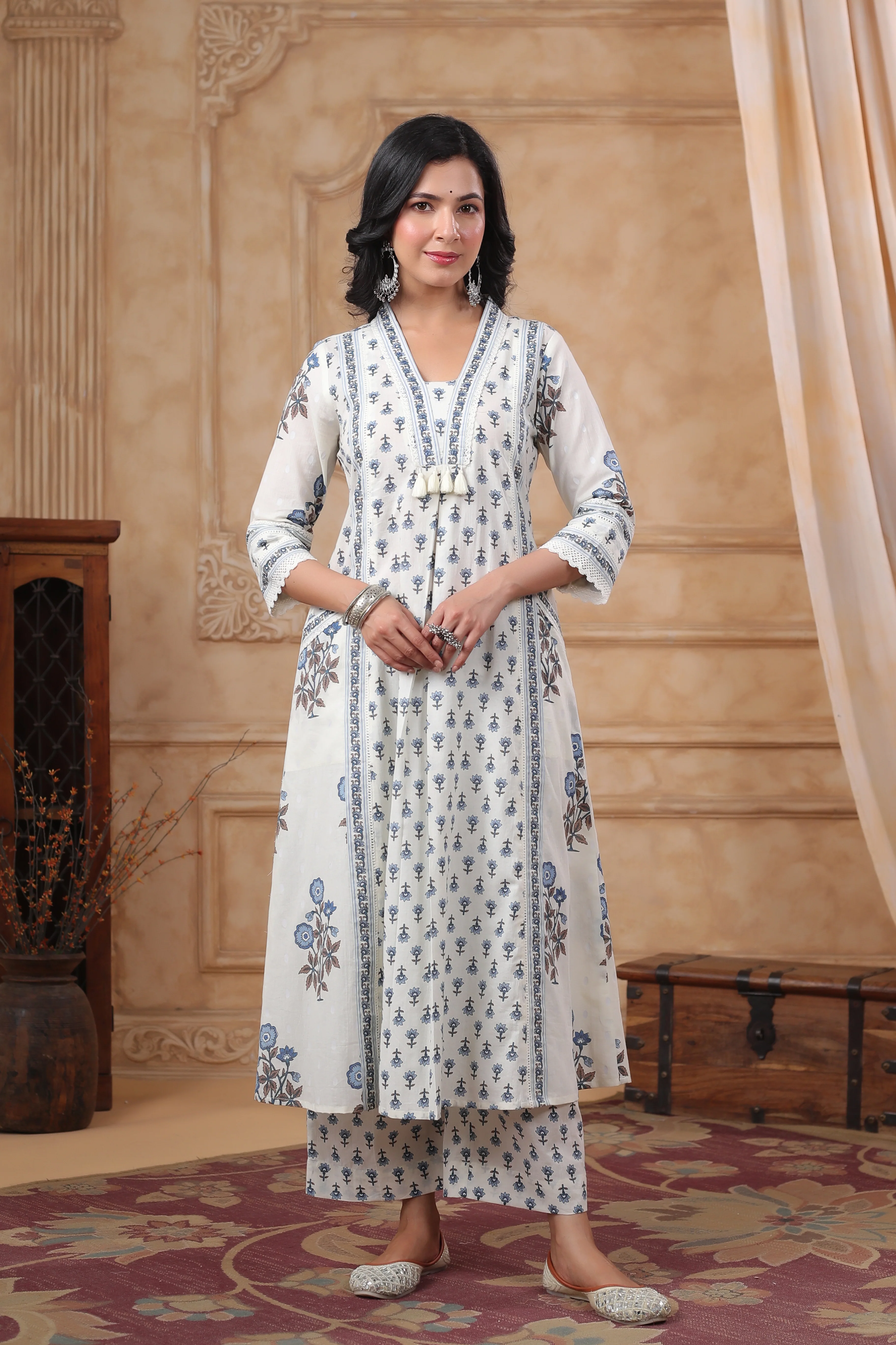 Hiya Sapphire premium cotton suit set - Image 6