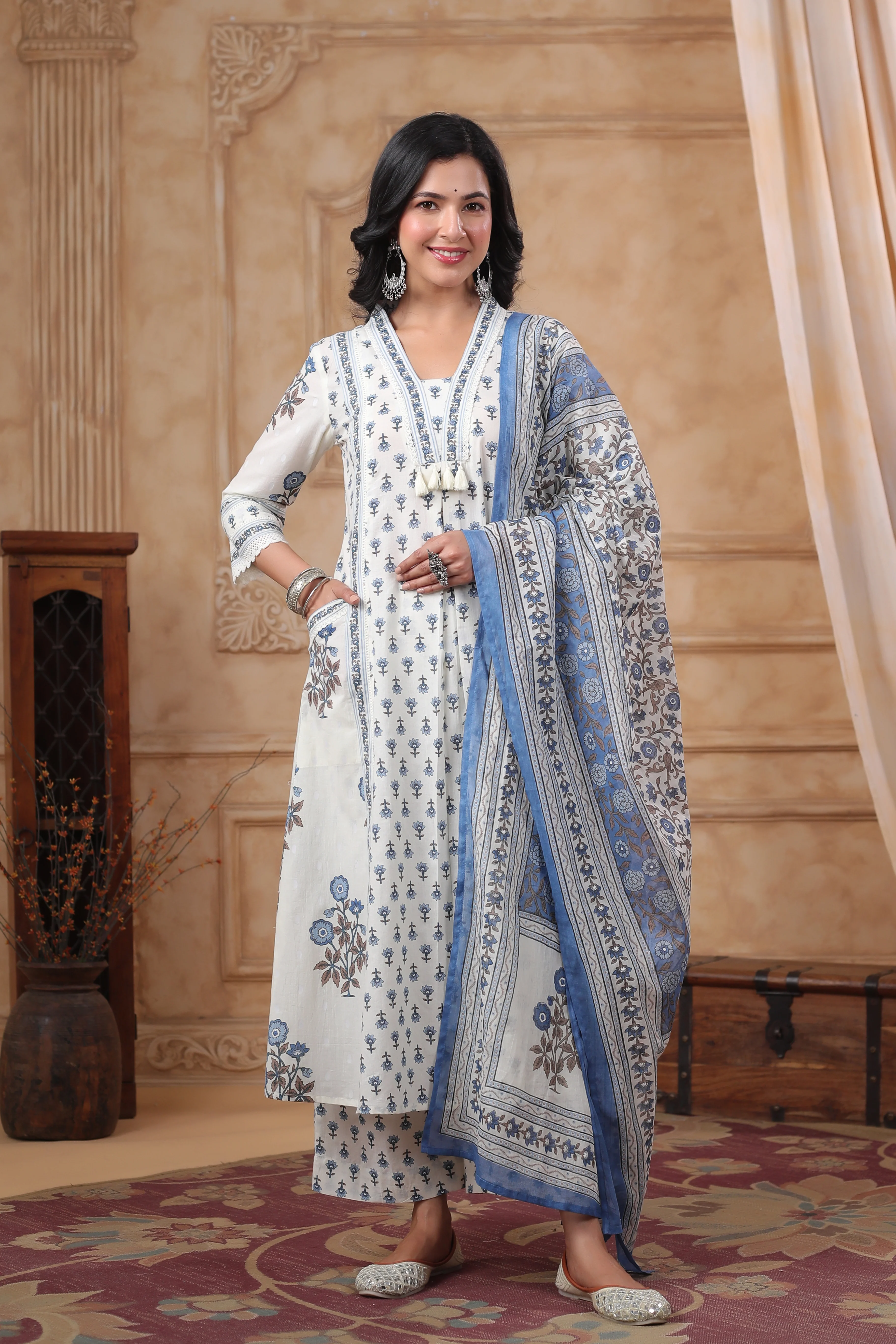 Hiya Sapphire premium cotton suit set - Image 7