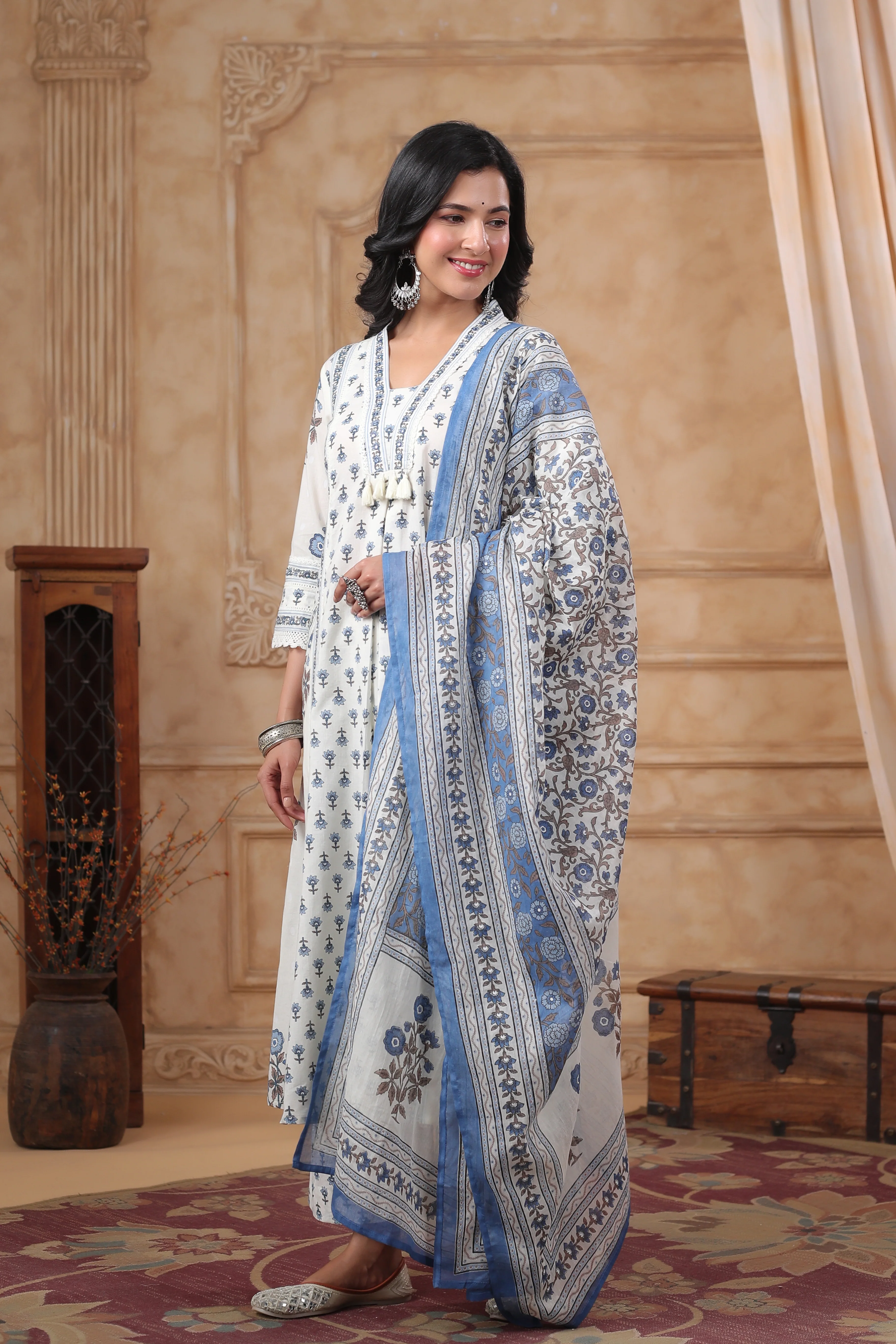 Hiya Sapphire premium cotton suit set - Image 8