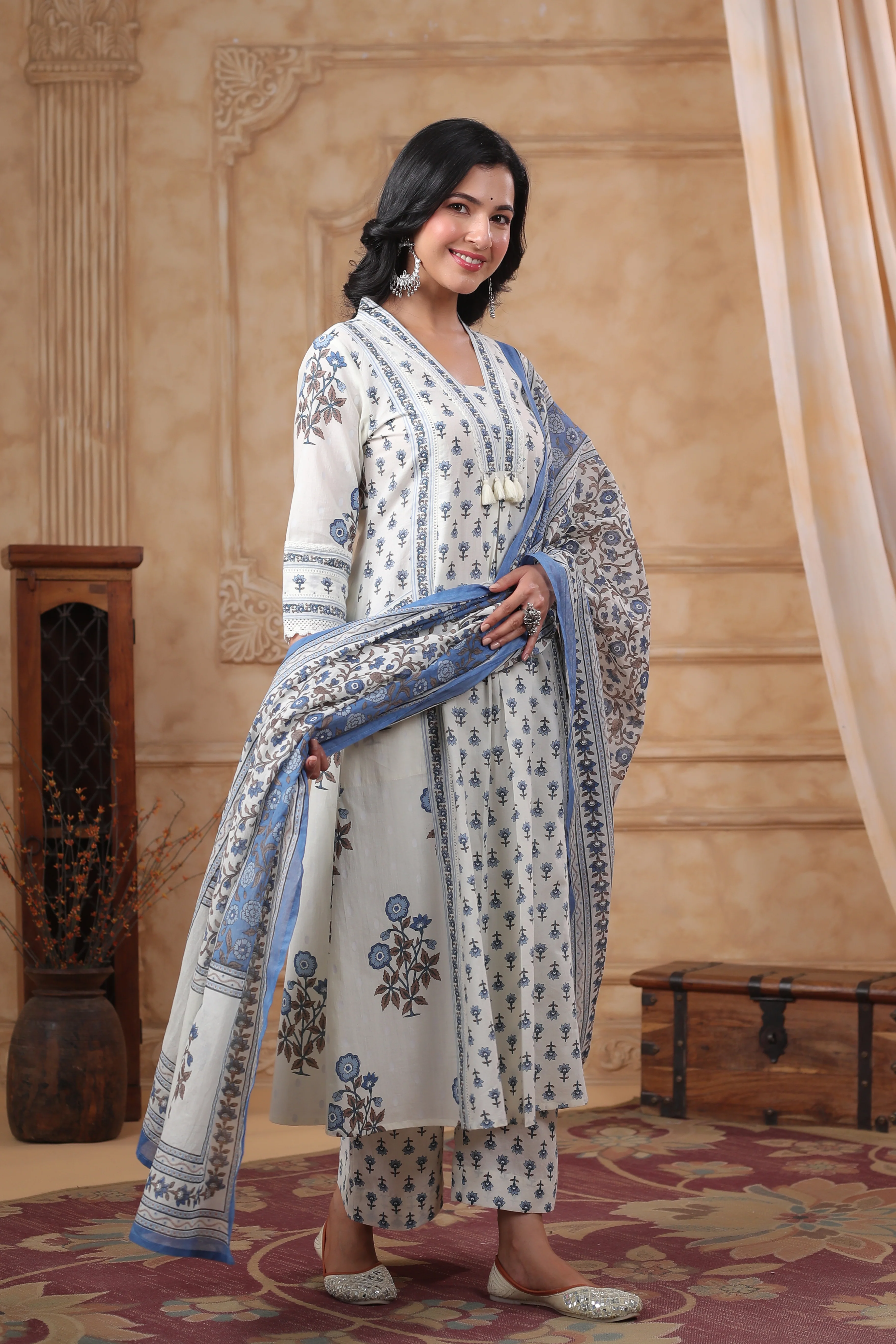 Hiya Sapphire premium cotton suit set - Image 9