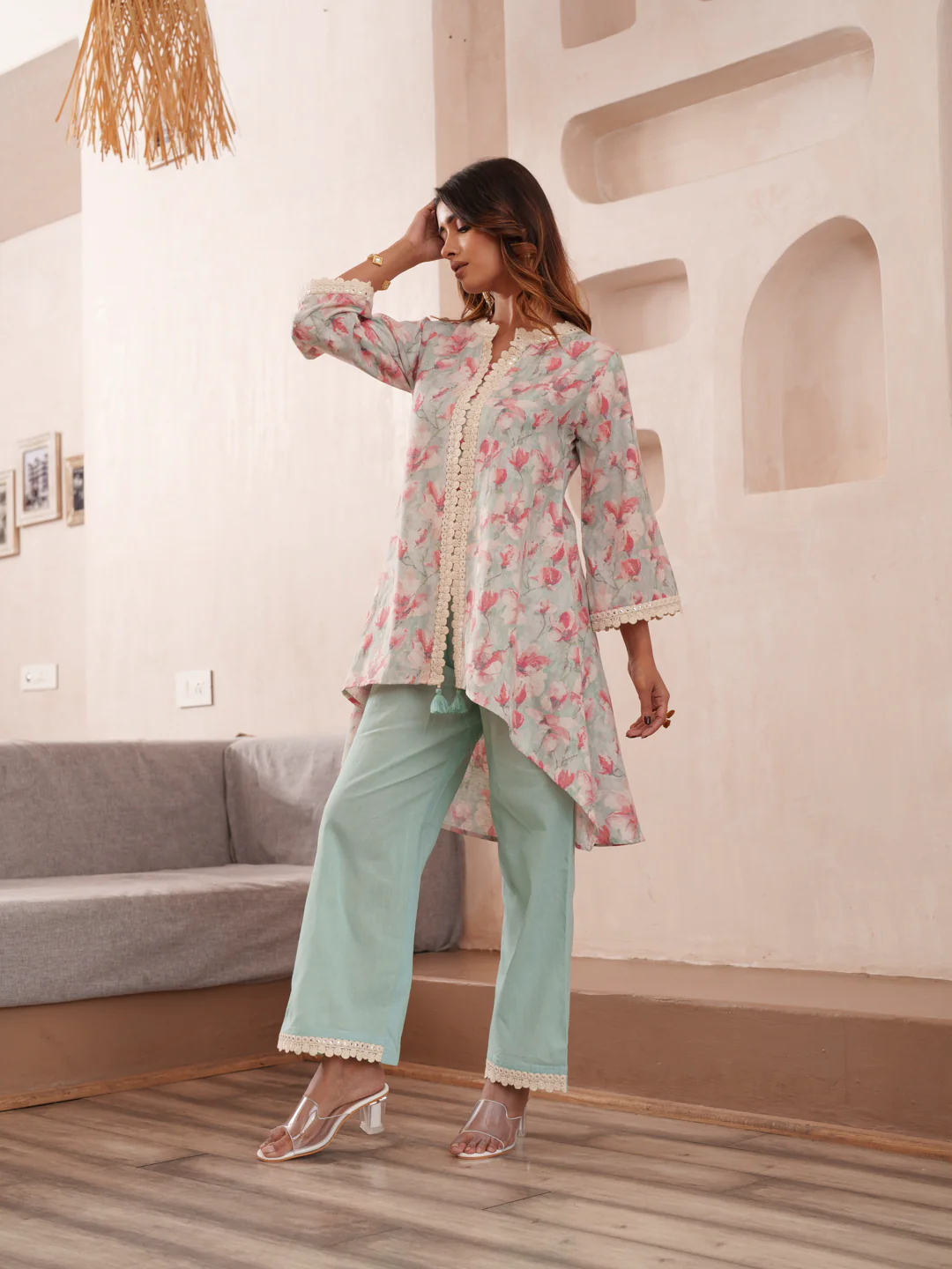 Tashvika Tiffany cotton co-ord set - Image 10