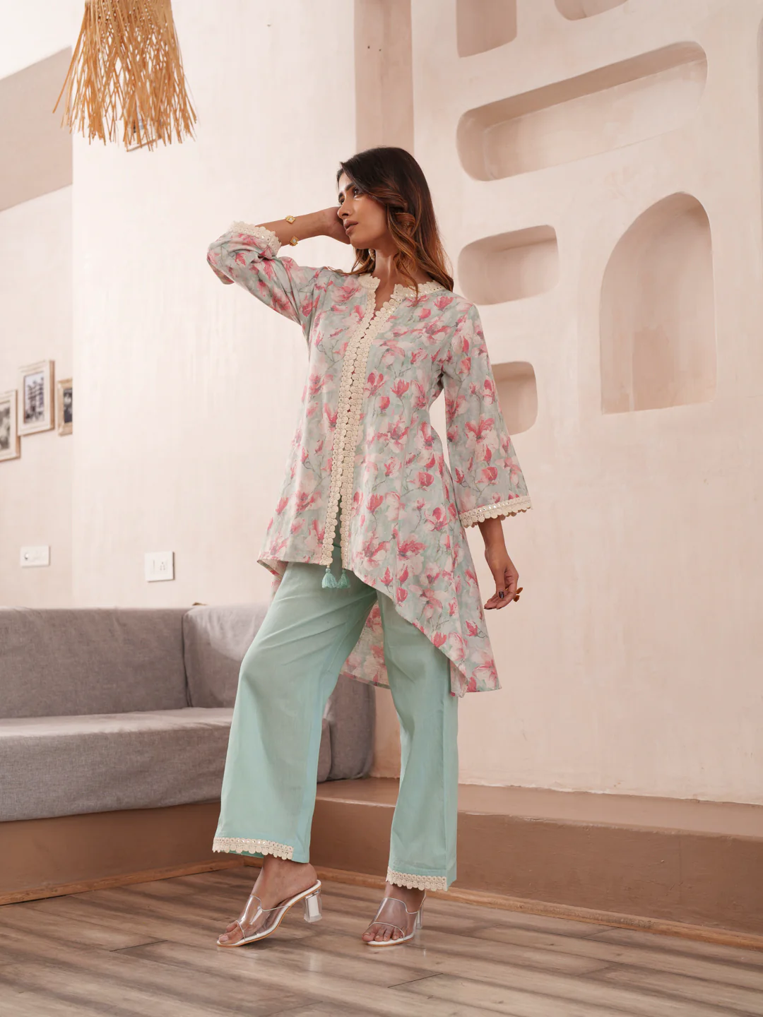 Tashvika Tiffany cotton co-ord set - Image 11