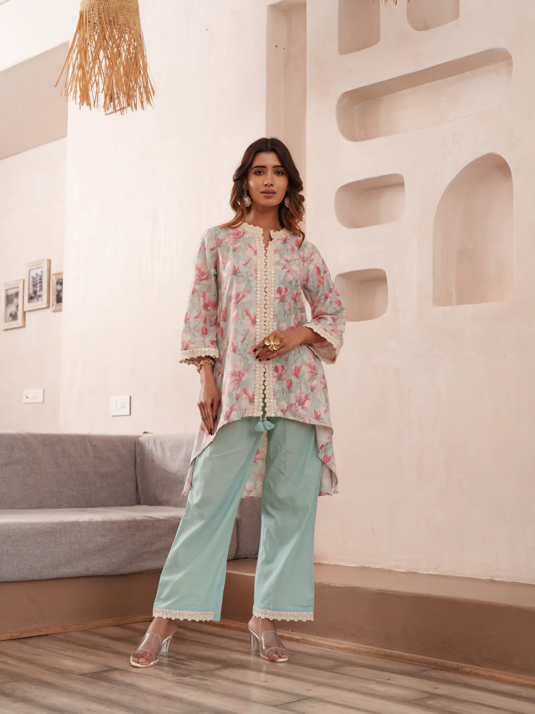 Tashvika Tiffany cotton co-ord set - Image 15