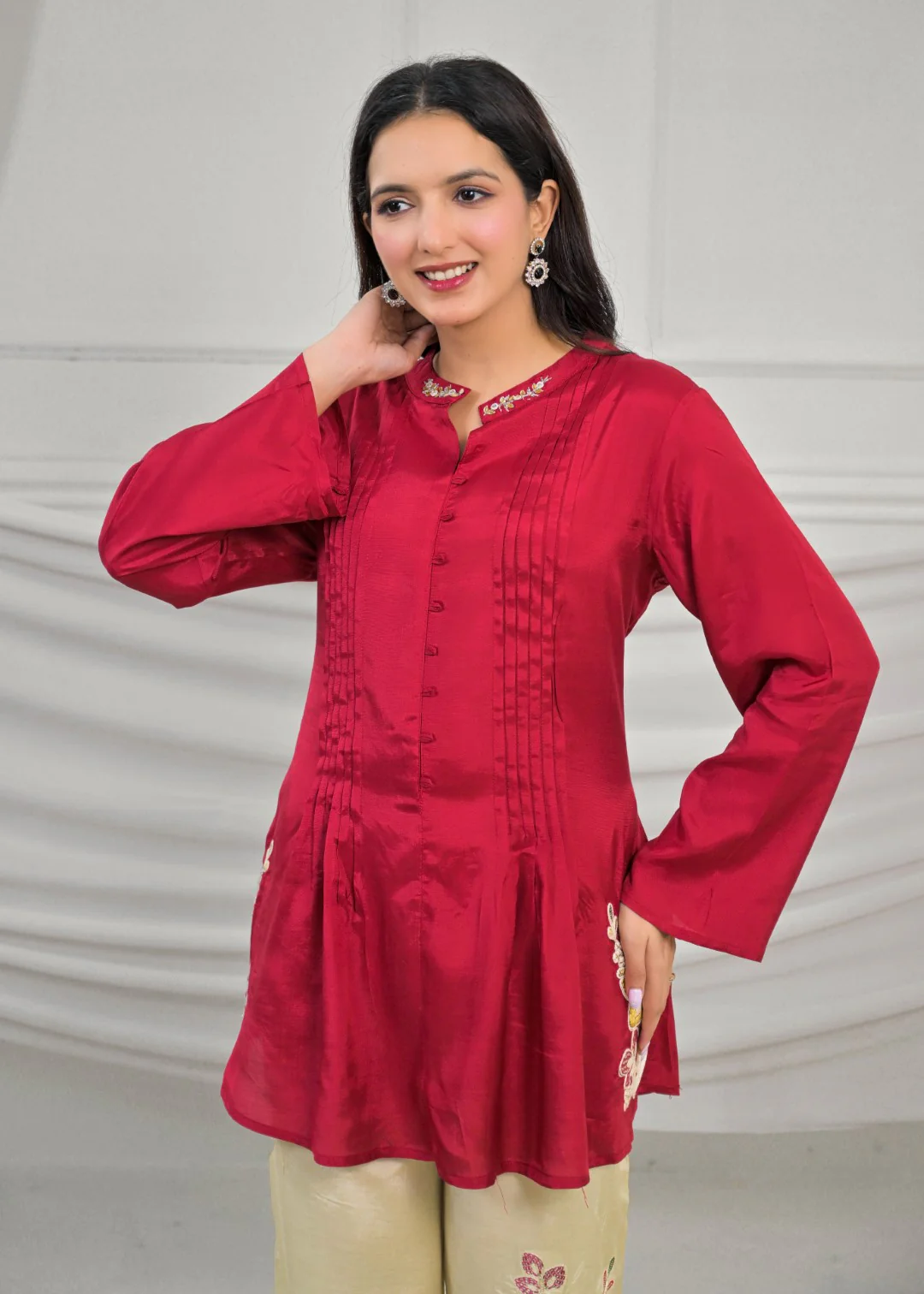 Kara Punch Embroidery Premium Co-ord Set s4 - Image 2