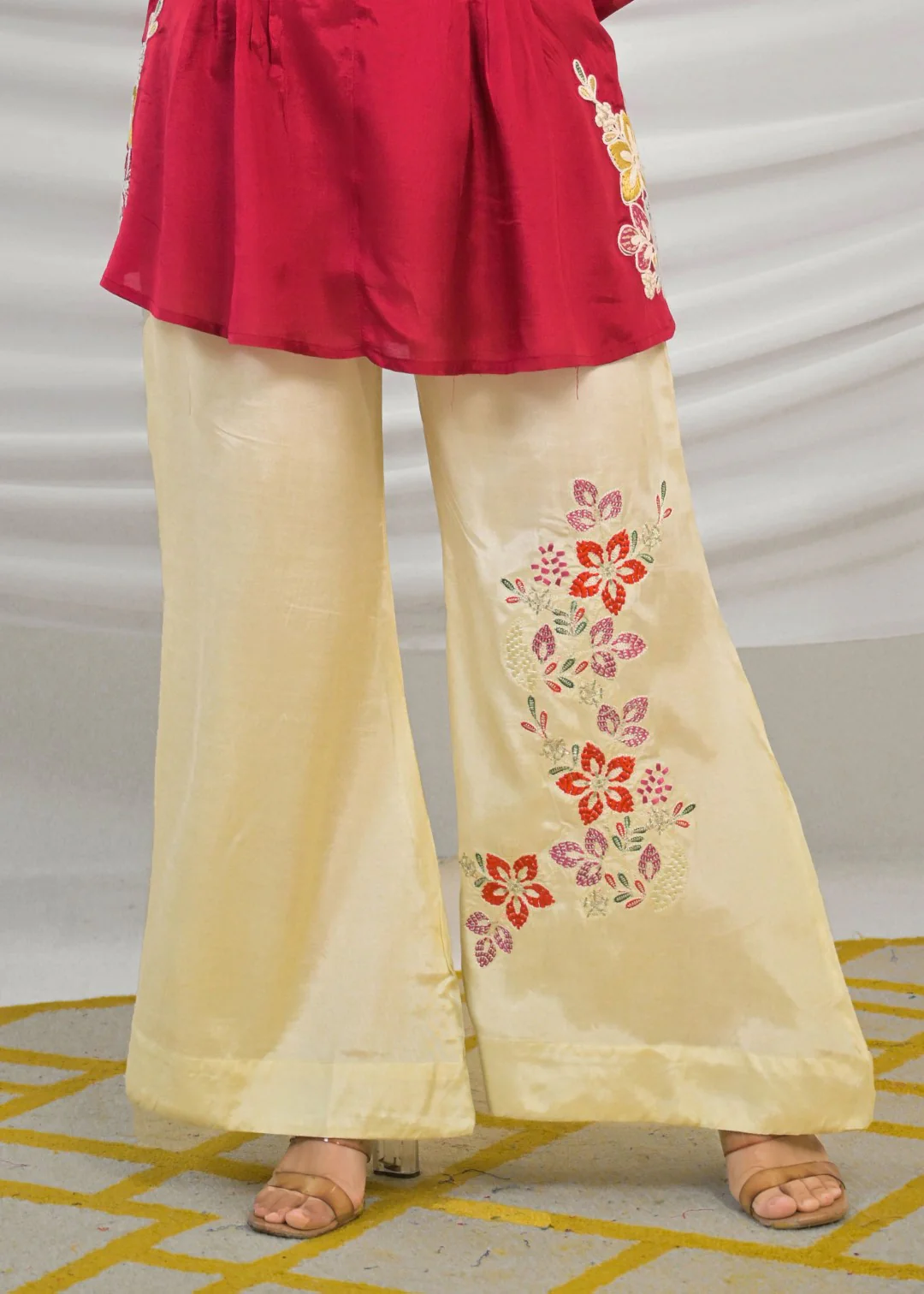 Kara Punch Embroidery Premium Co-ord Set s4 - Image 6