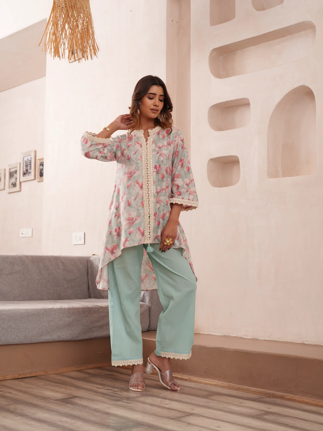 Tashvika Tiffany cotton co-ord set - Image 8