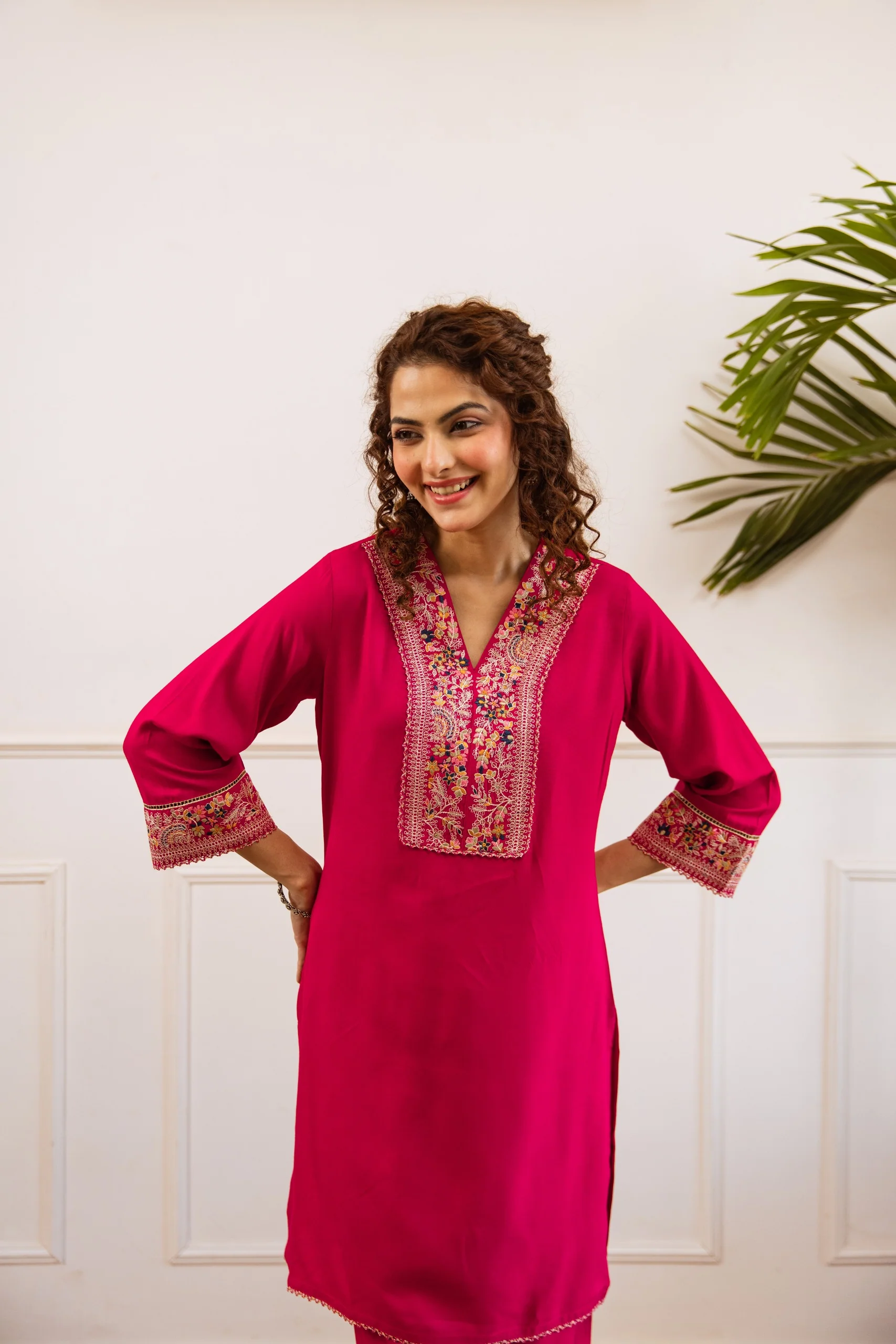 Kabool cameo embroidery co-ord set - Image 6