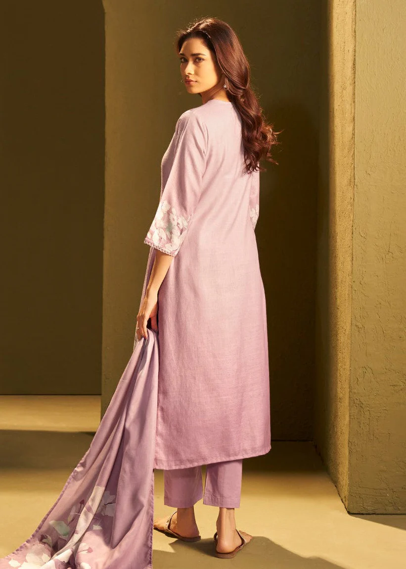 Itrh Lavender Linen Suit Set - Image 3