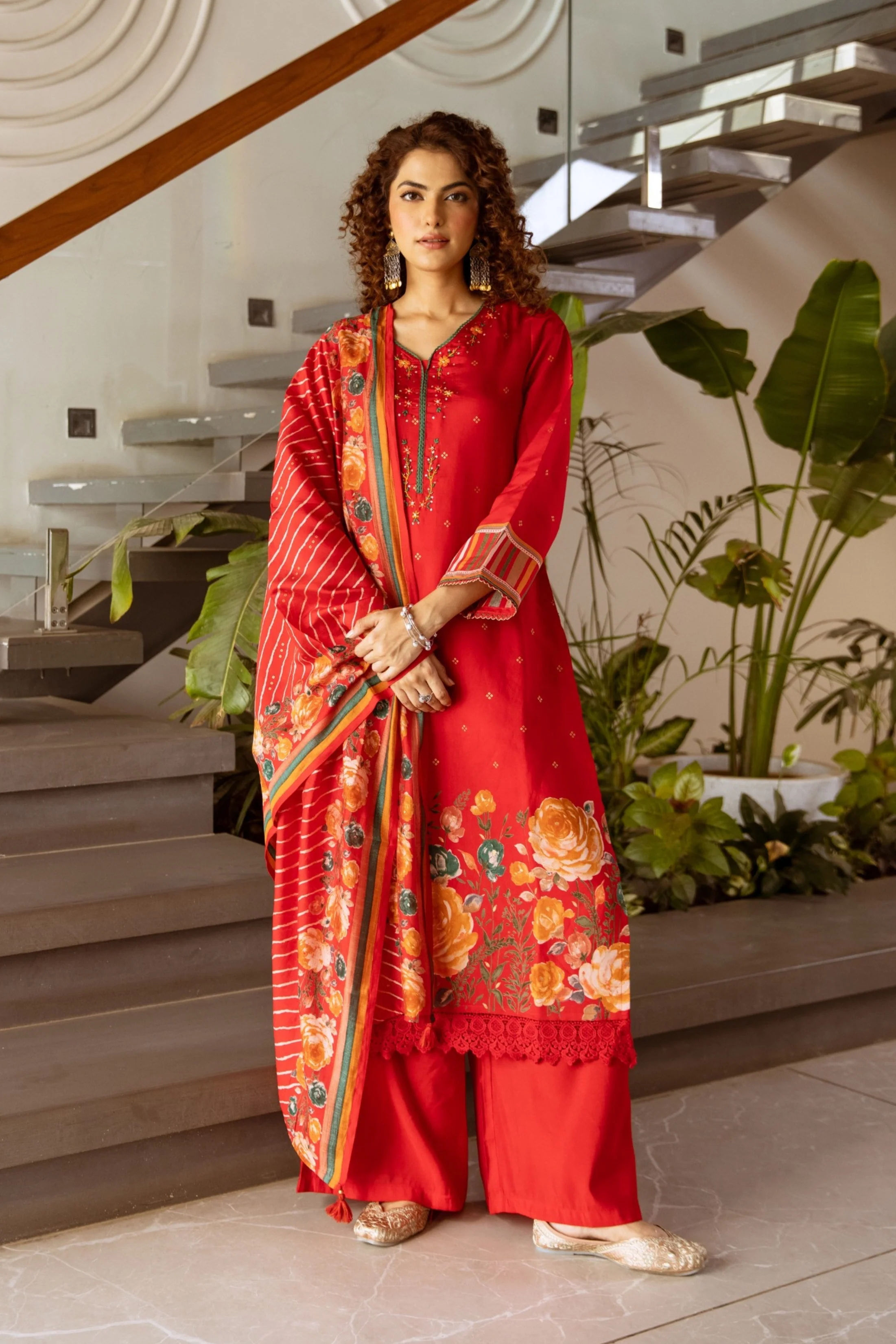 Kabool Scarlet Work Suit Set - Image 10