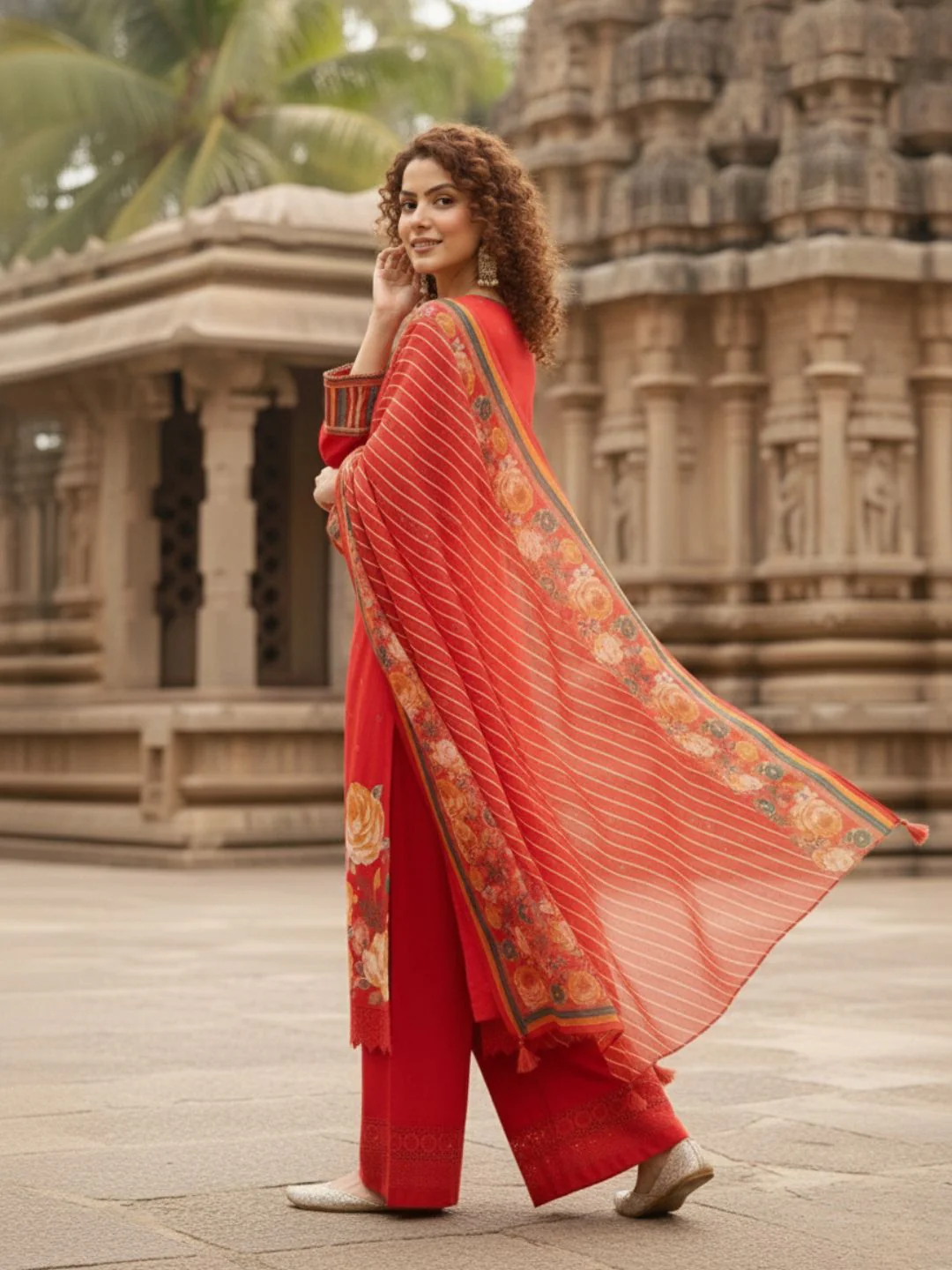 Kabool Scarlet Work Suit Set - Image 2