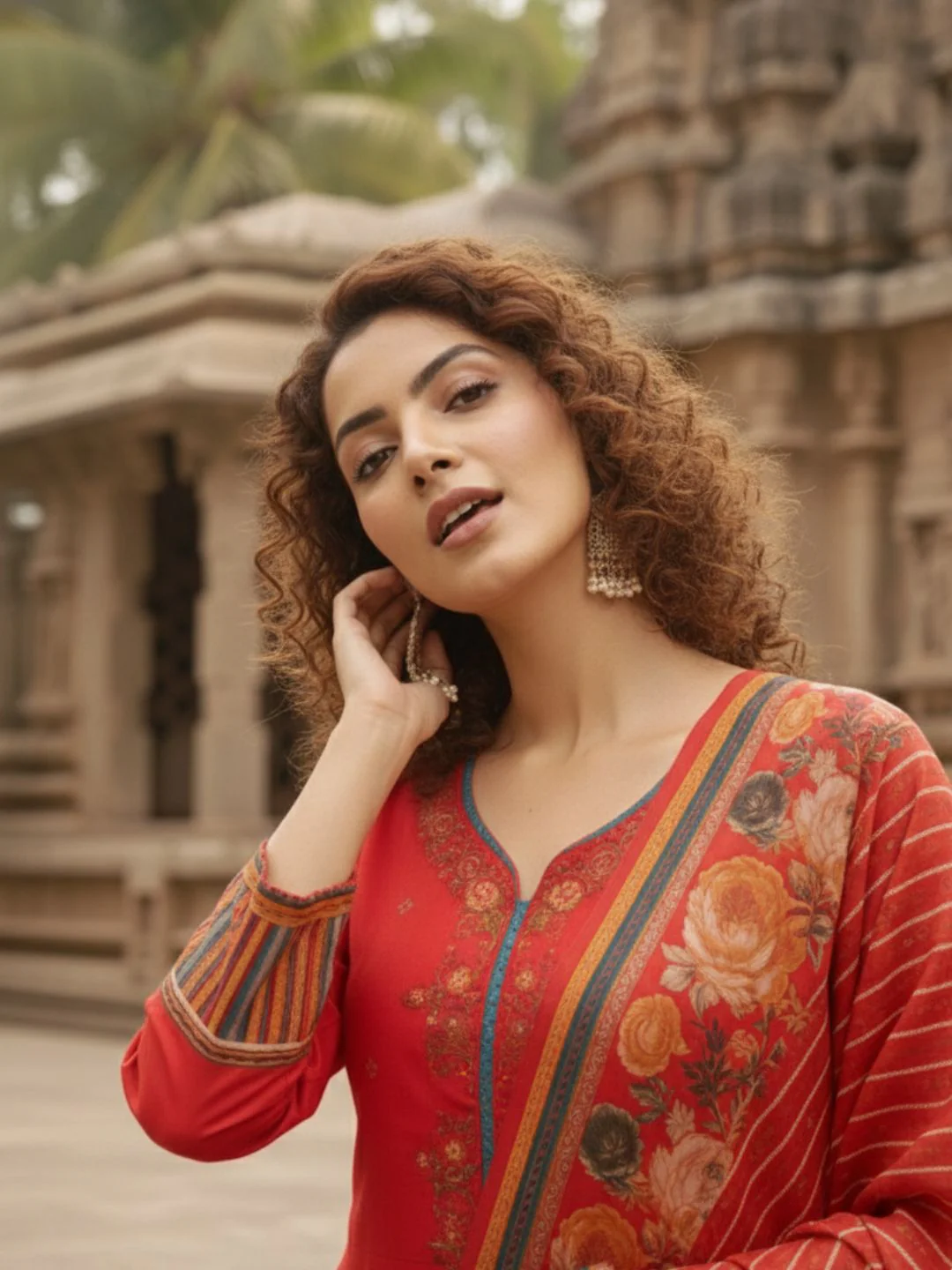 Kabool Scarlet Work Suit Set - Image 5