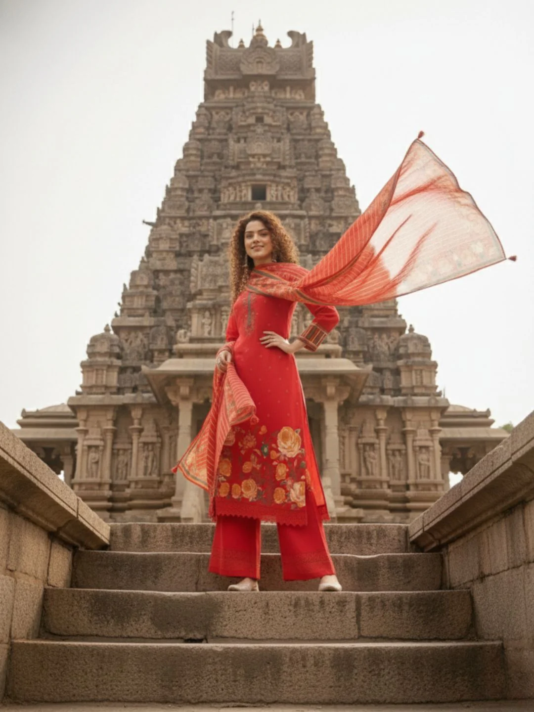Kabool Scarlet Work Suit Set - Image 6