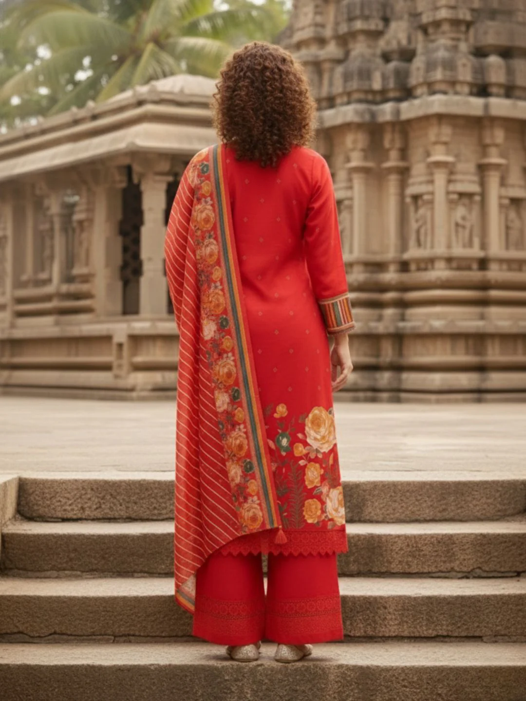 Kabool Scarlet Work Suit Set - Image 7