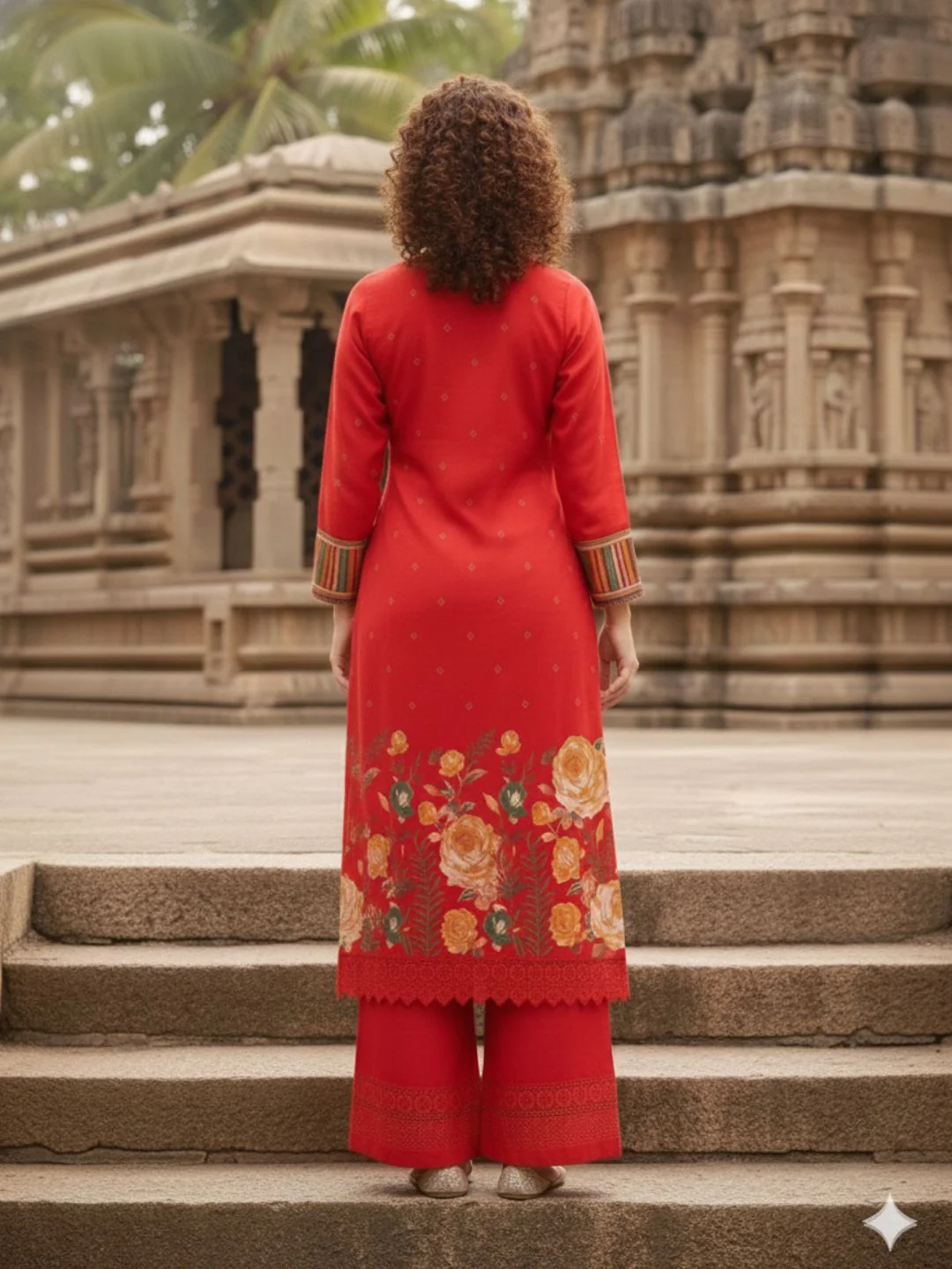 Kabool Scarlet Work Suit Set - Image 9