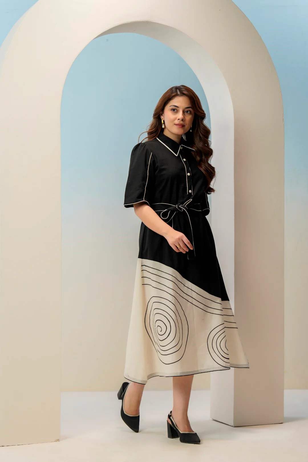 Tatva jet cotton dress - Image 4
