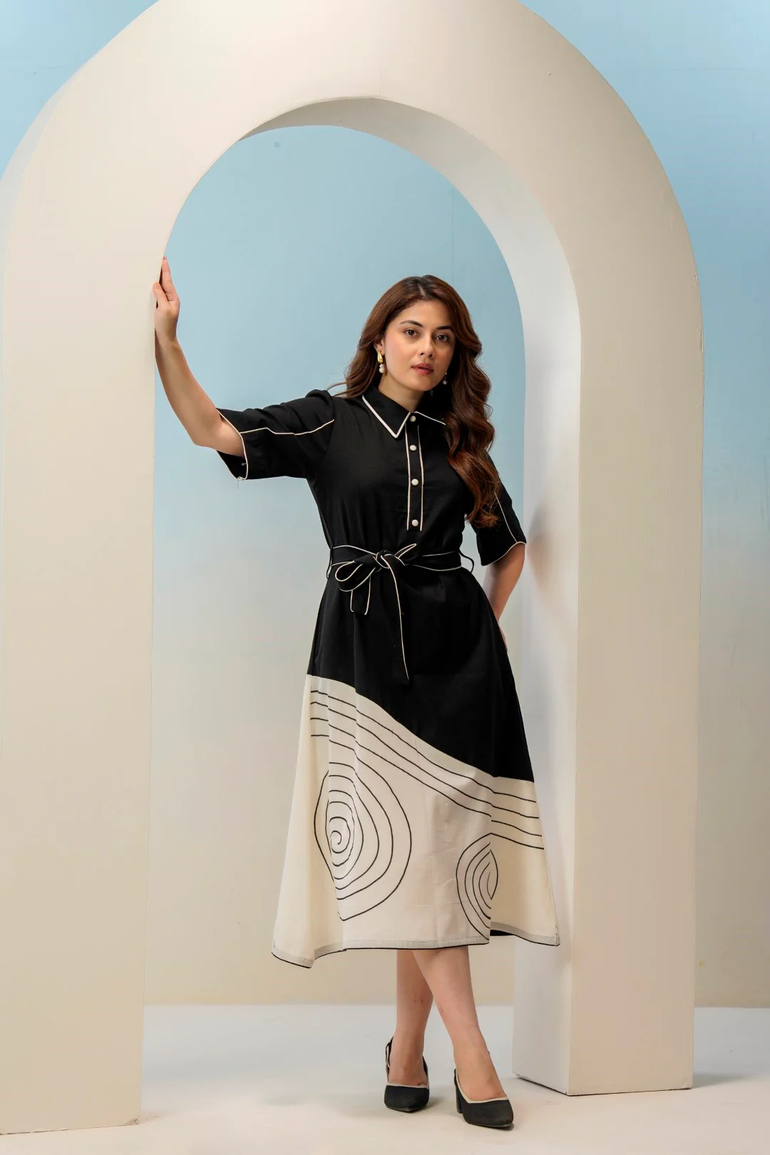 Tatva jet cotton dress - Image 5