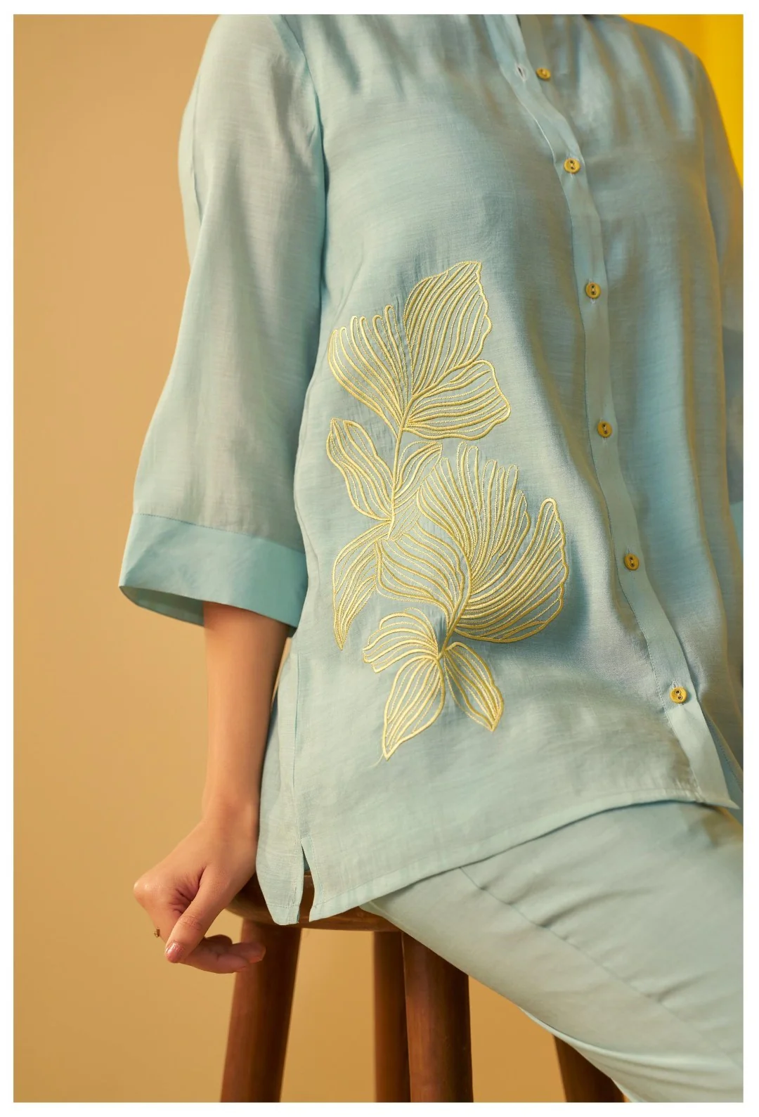 Tisca Sky Applique Co-ord Set - Image 4