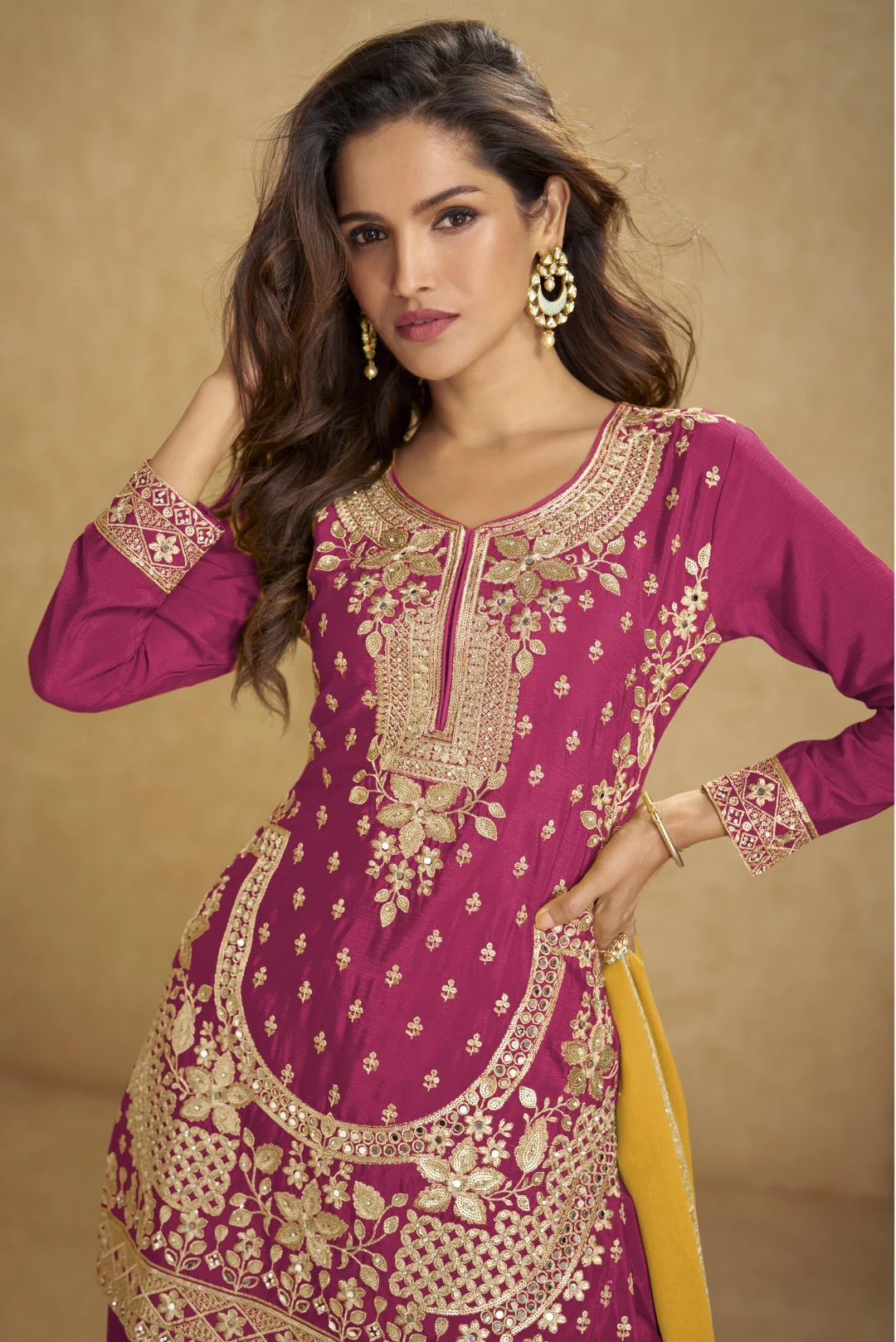 Imli cameo full work suit set - Image 2