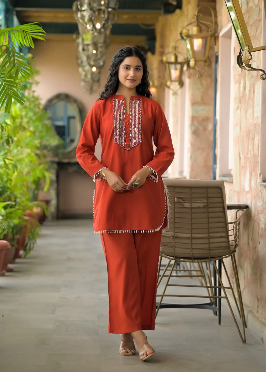 Bali Apricot work co-ord set - Image 3