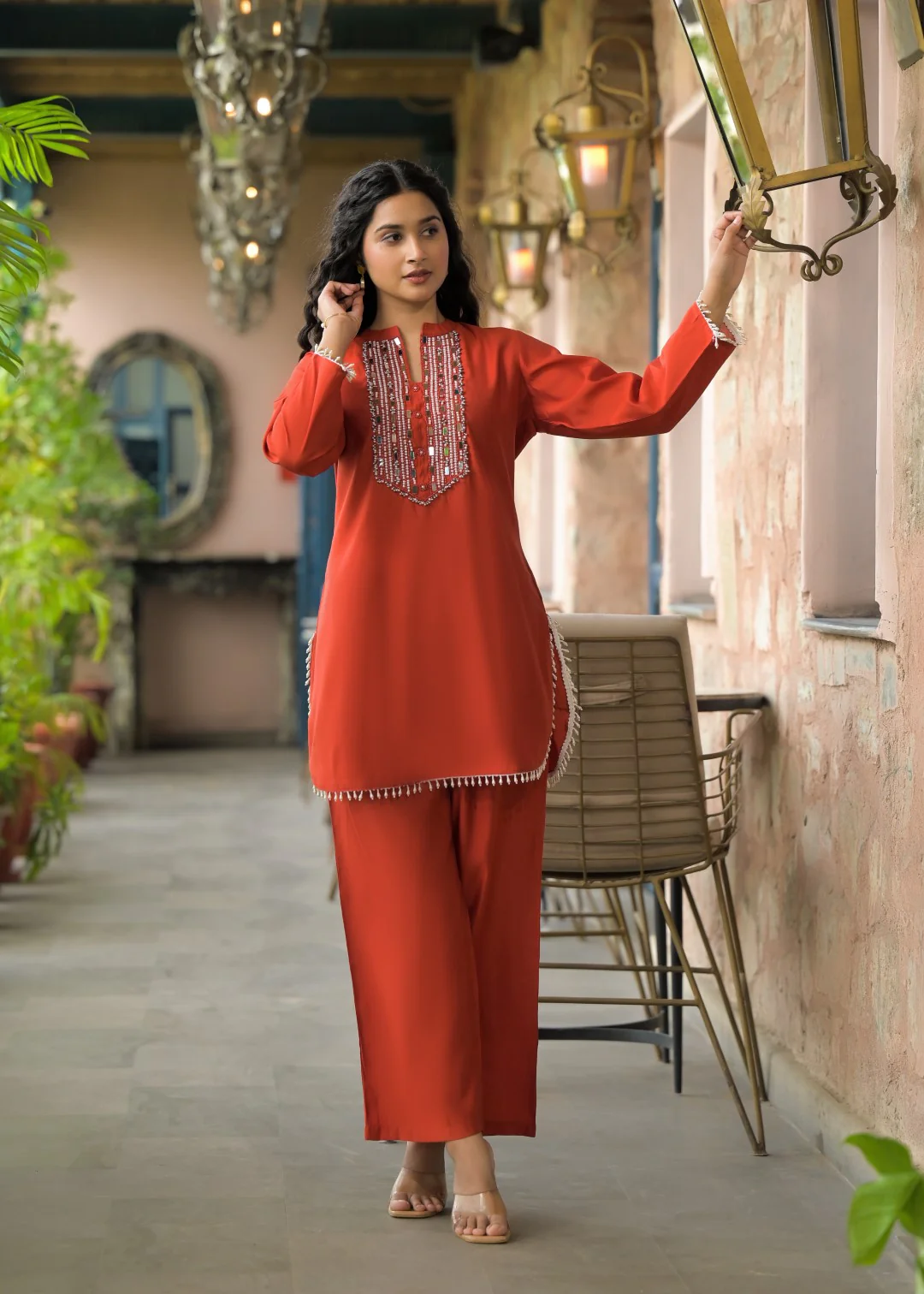 Bali Apricot work co-ord set - Image 5