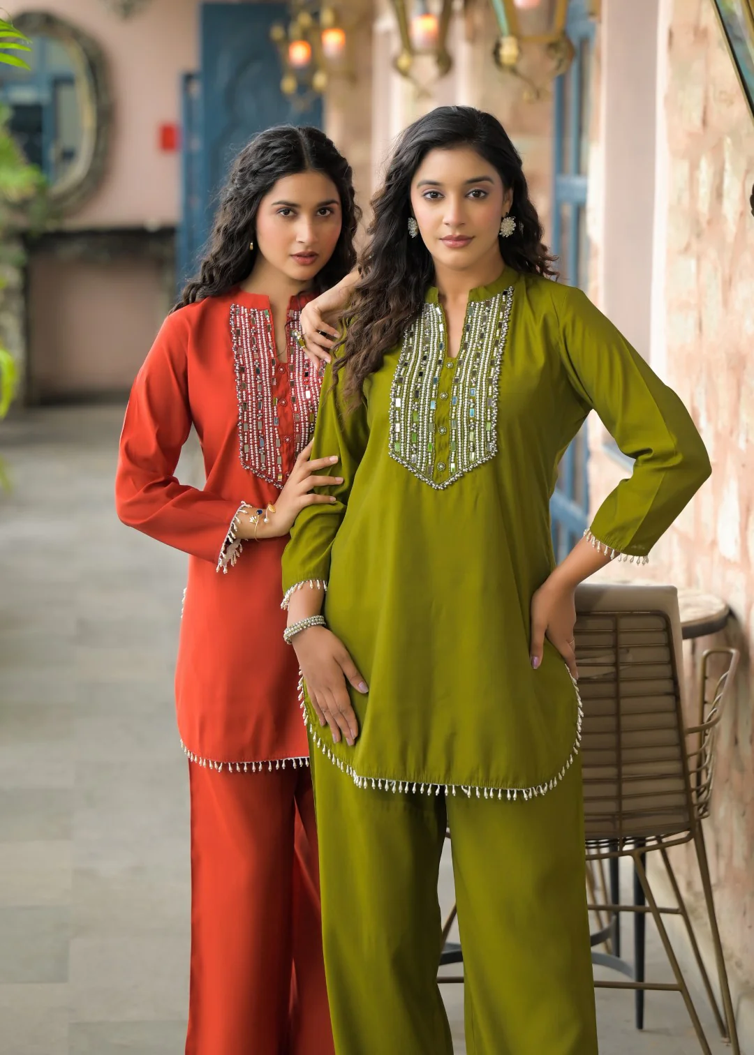 Bali Apricot work co-ord set - Image 9