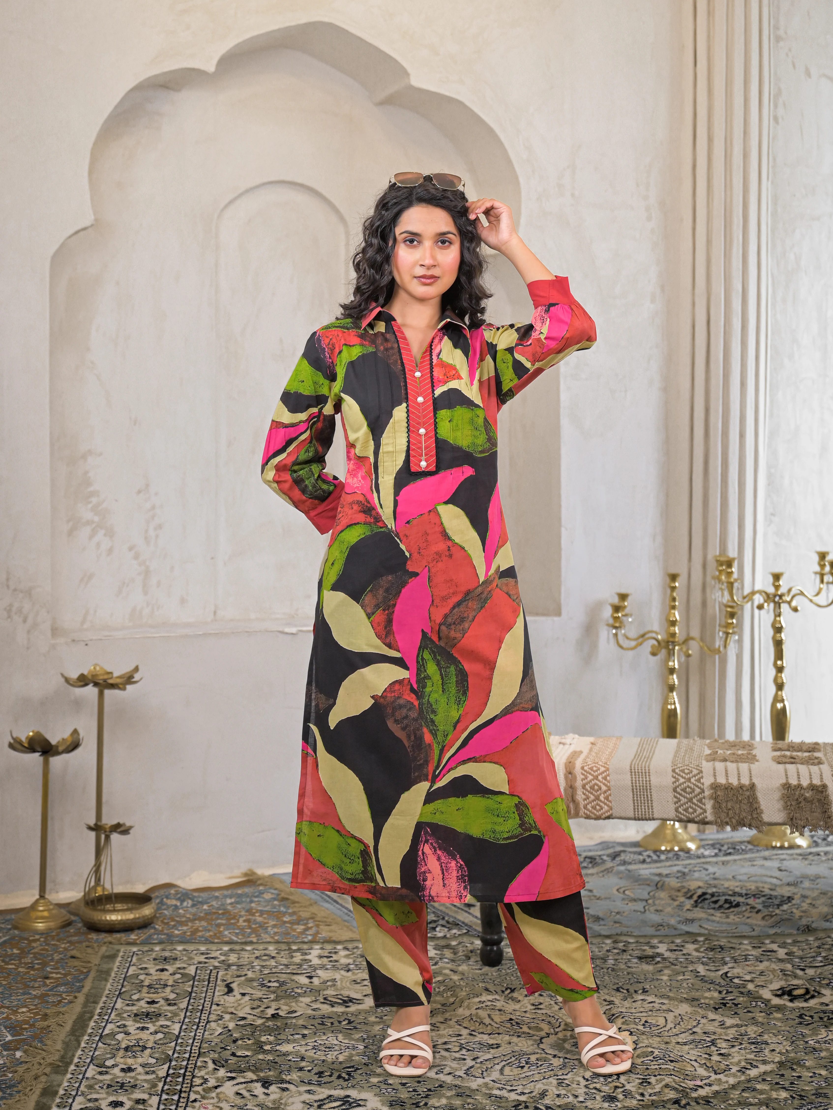 Bhoomi Vibe Printed Kurta Pant Set - Image 5