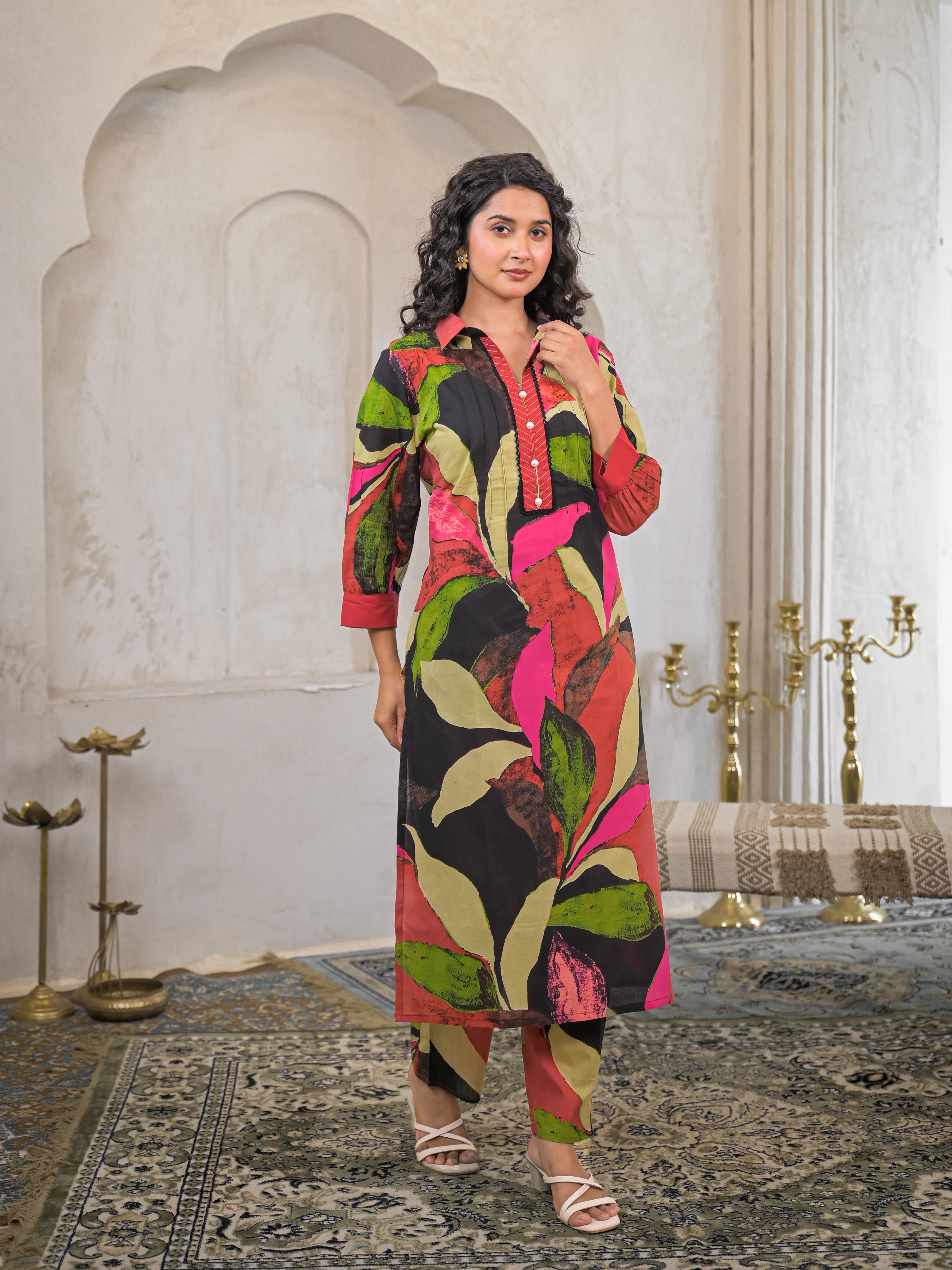 Bhoomi Vibe Printed Kurta Pant Set - Image 6