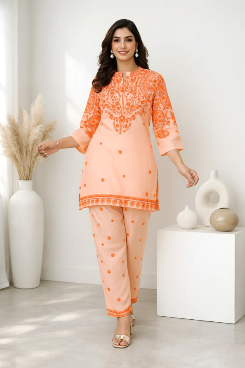 RAAGVI SCARLET COTTON Co-Ord SET - Image 4