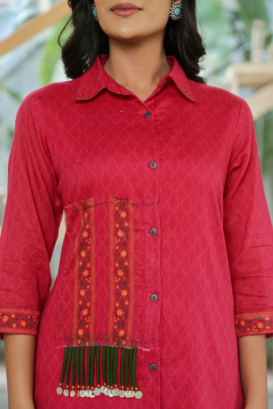 Tiara vermi cotton kurta pant set - Image 7