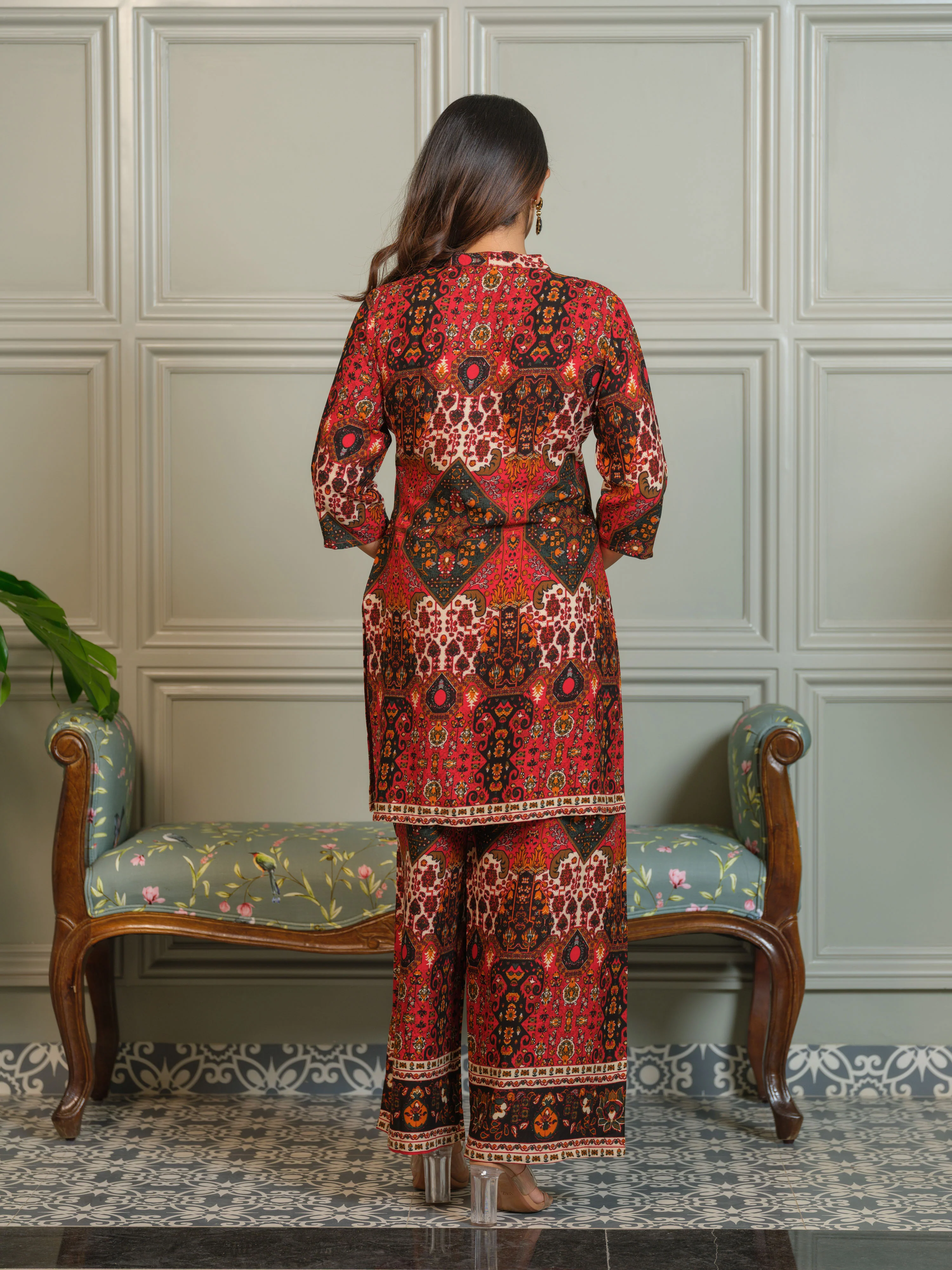 Tashvika carmen Printed Co-ord Set - Image 3