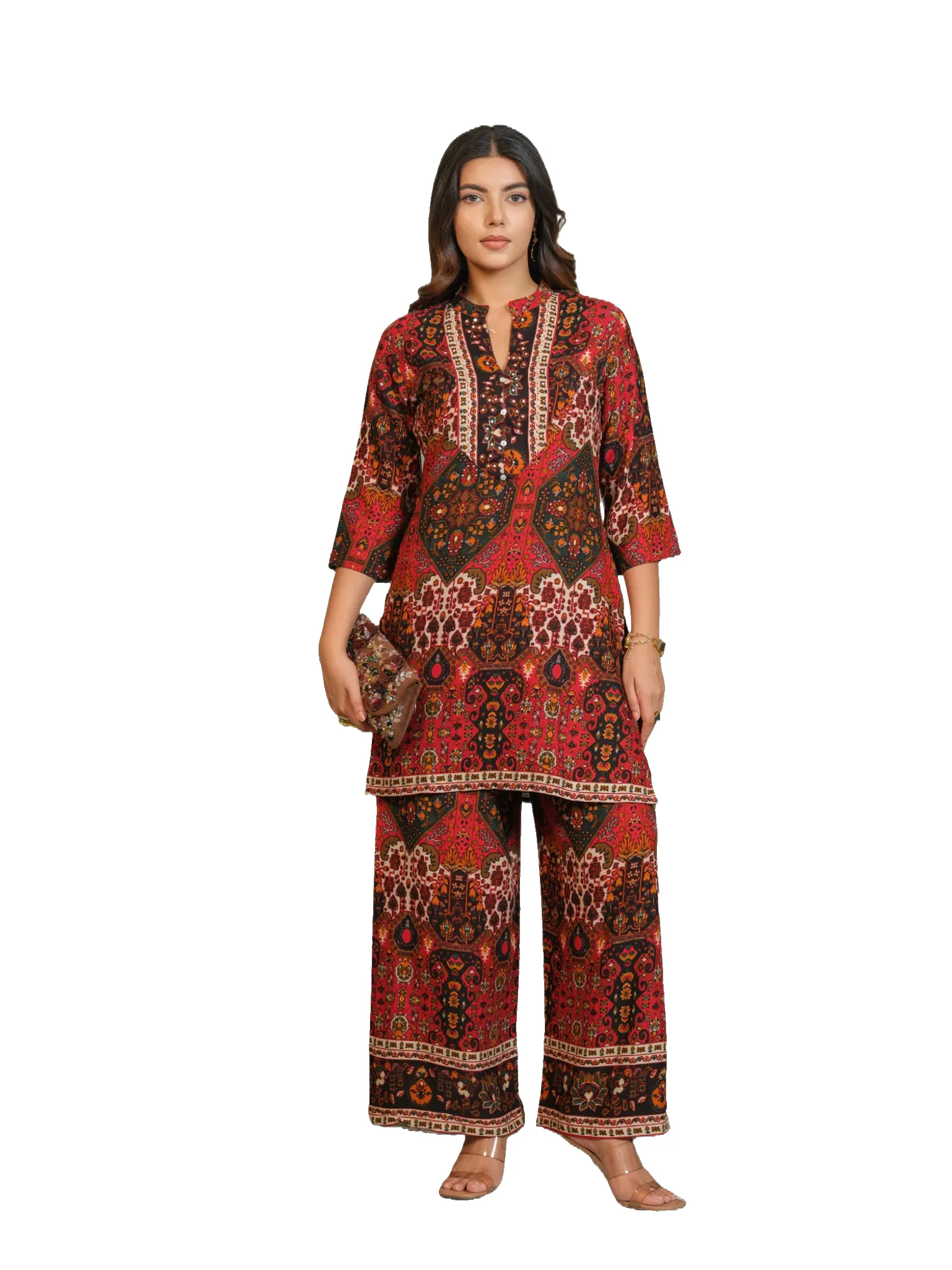 Tashvika carmen Printed Co-ord Set - Image 9