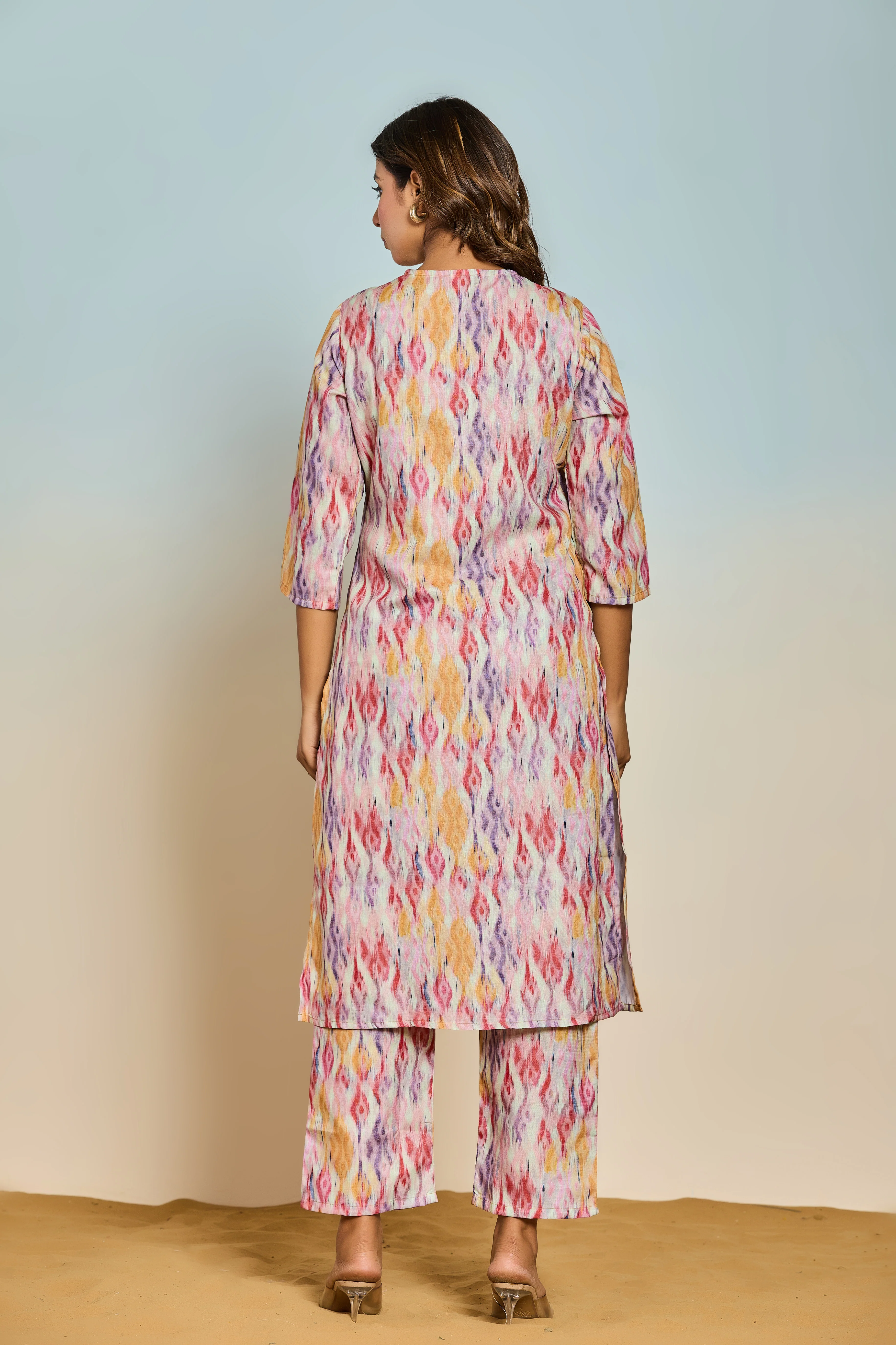 Bindiya Candy Linen Kurta Pant set - Image 7