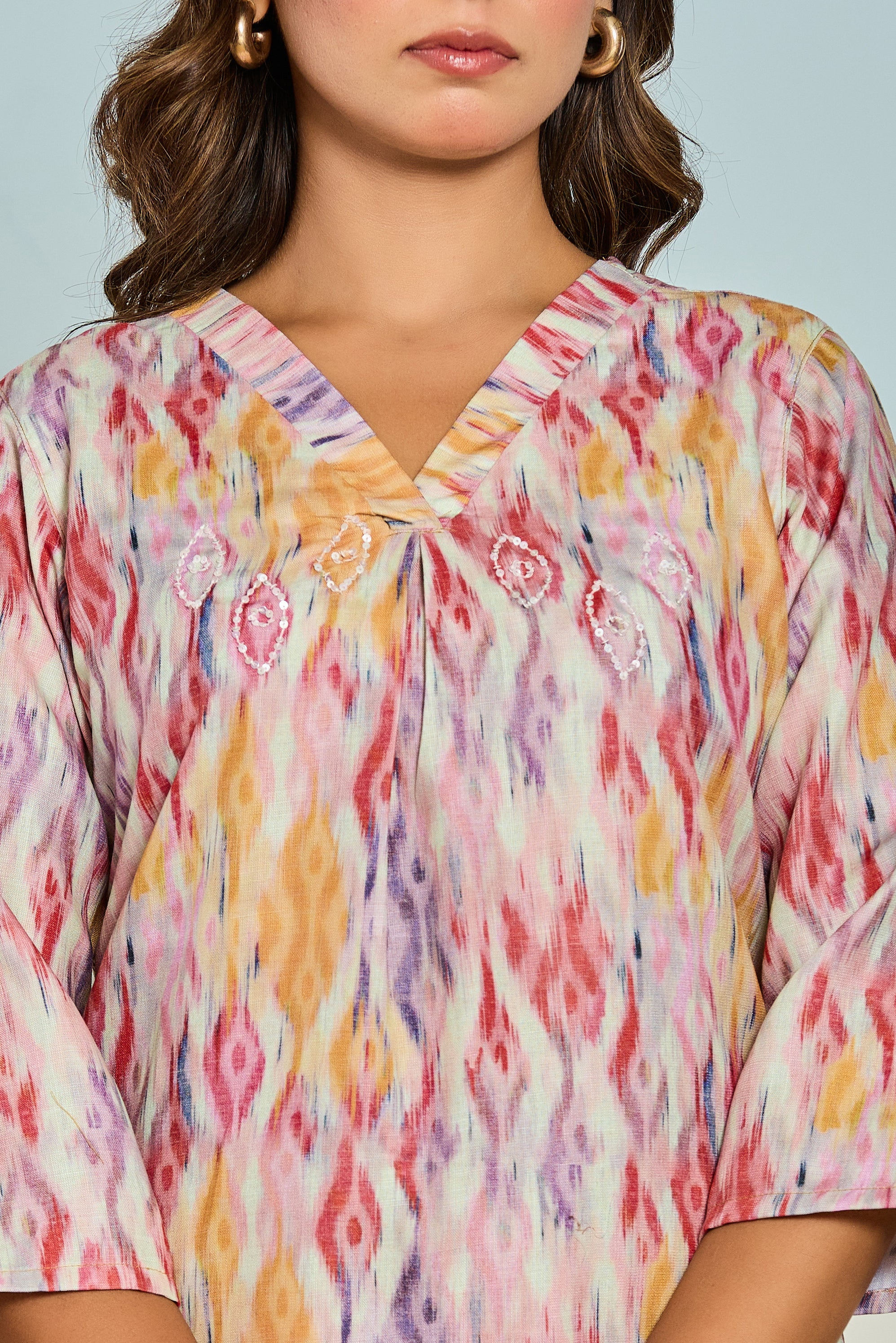 Bindiya Candy Linen Kurta Pant set - Image 9
