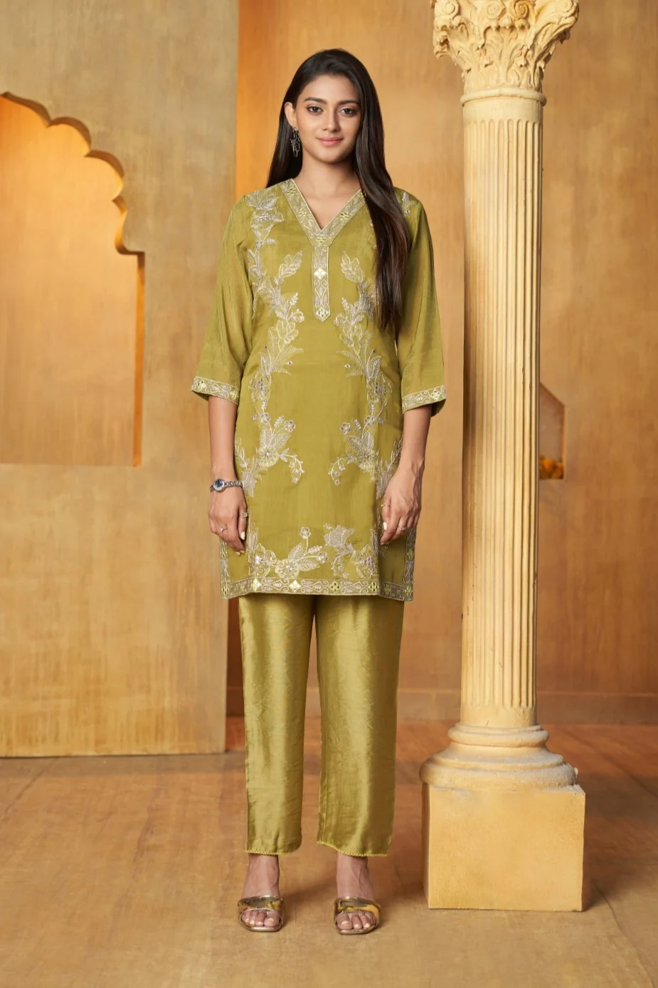 Anumeha Alpine Work Co-ord Set - Image 12