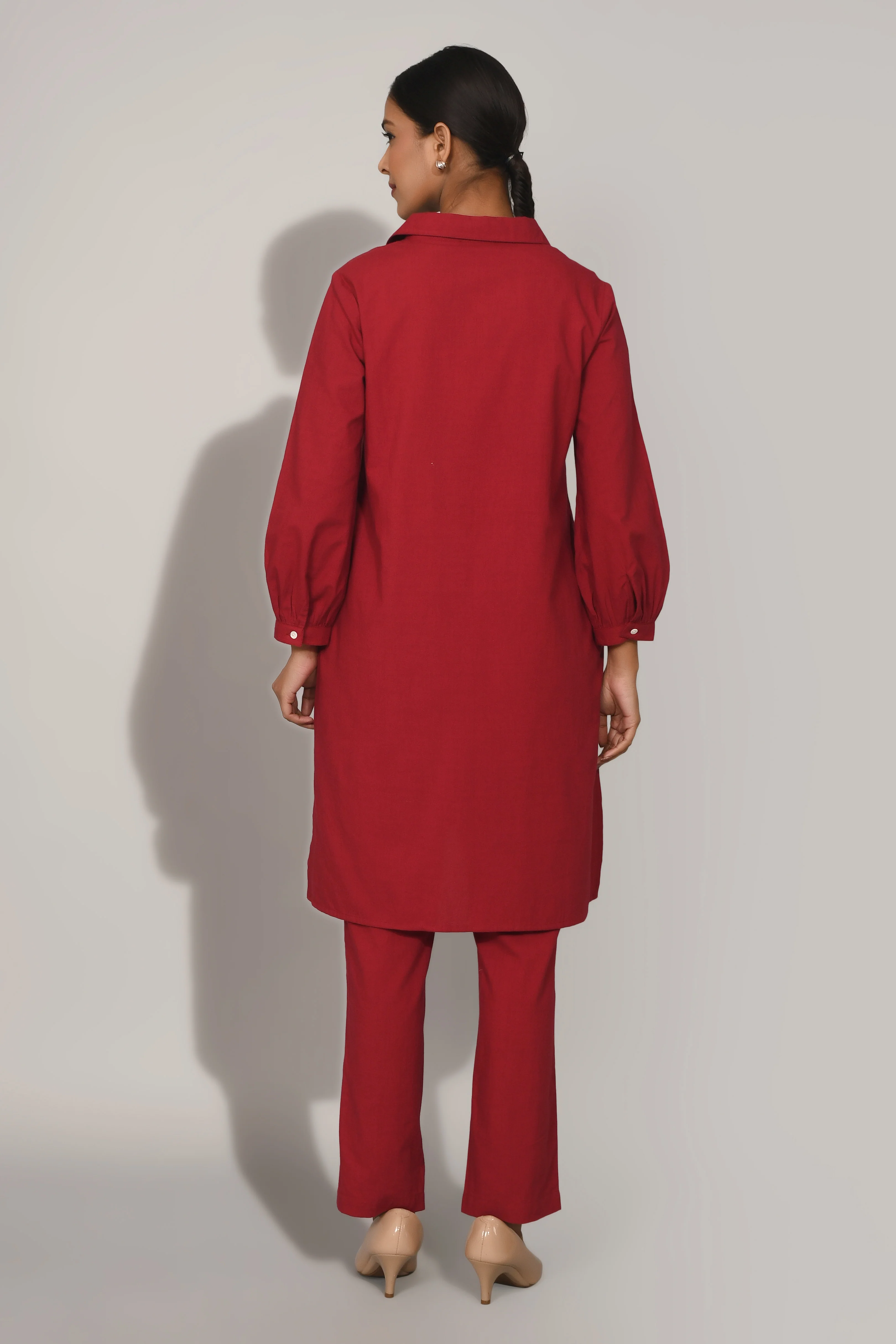Sharanya Vermi Cotton Co-ord set - Image 3