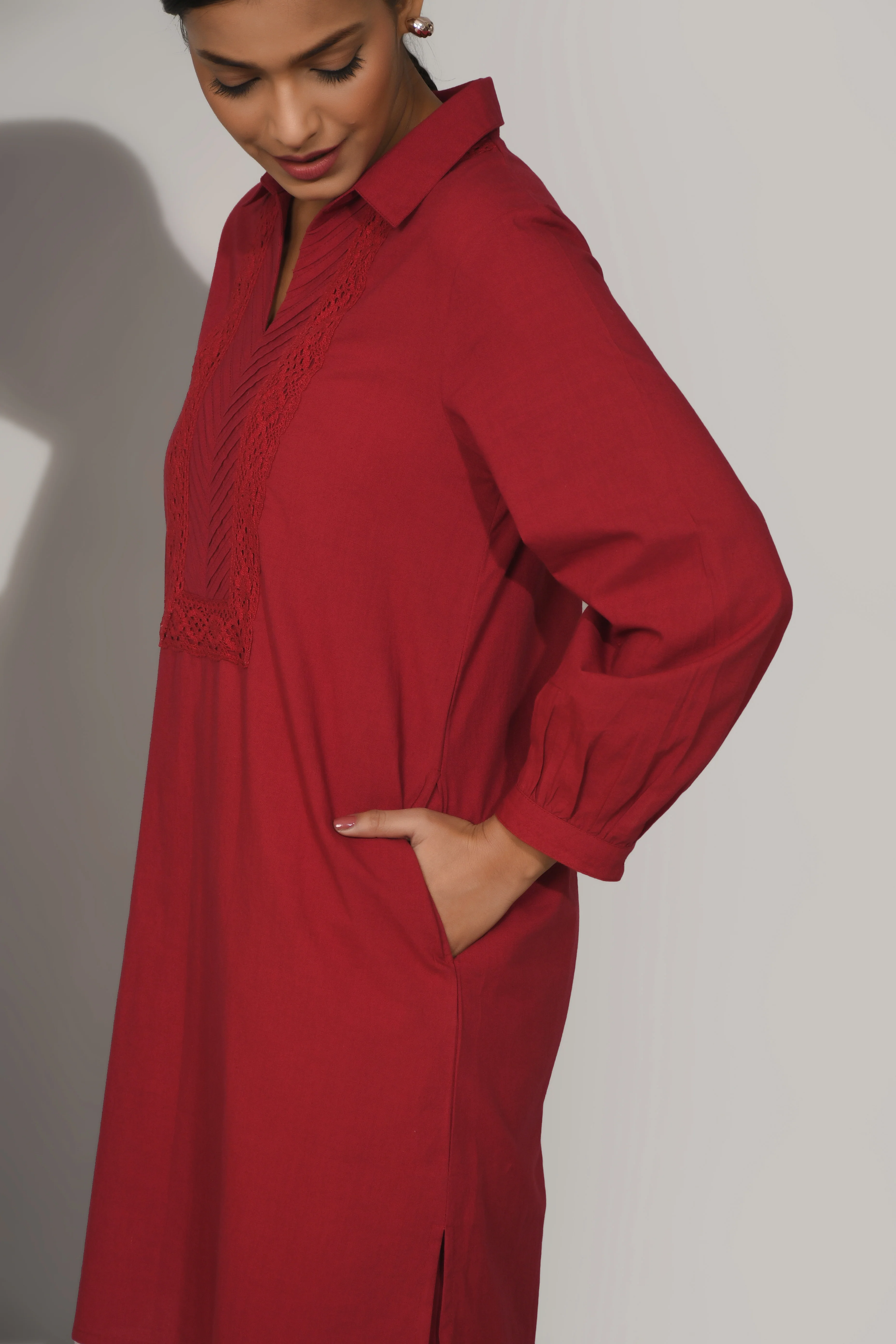 Sharanya Vermi Cotton Co-ord set - Image 4