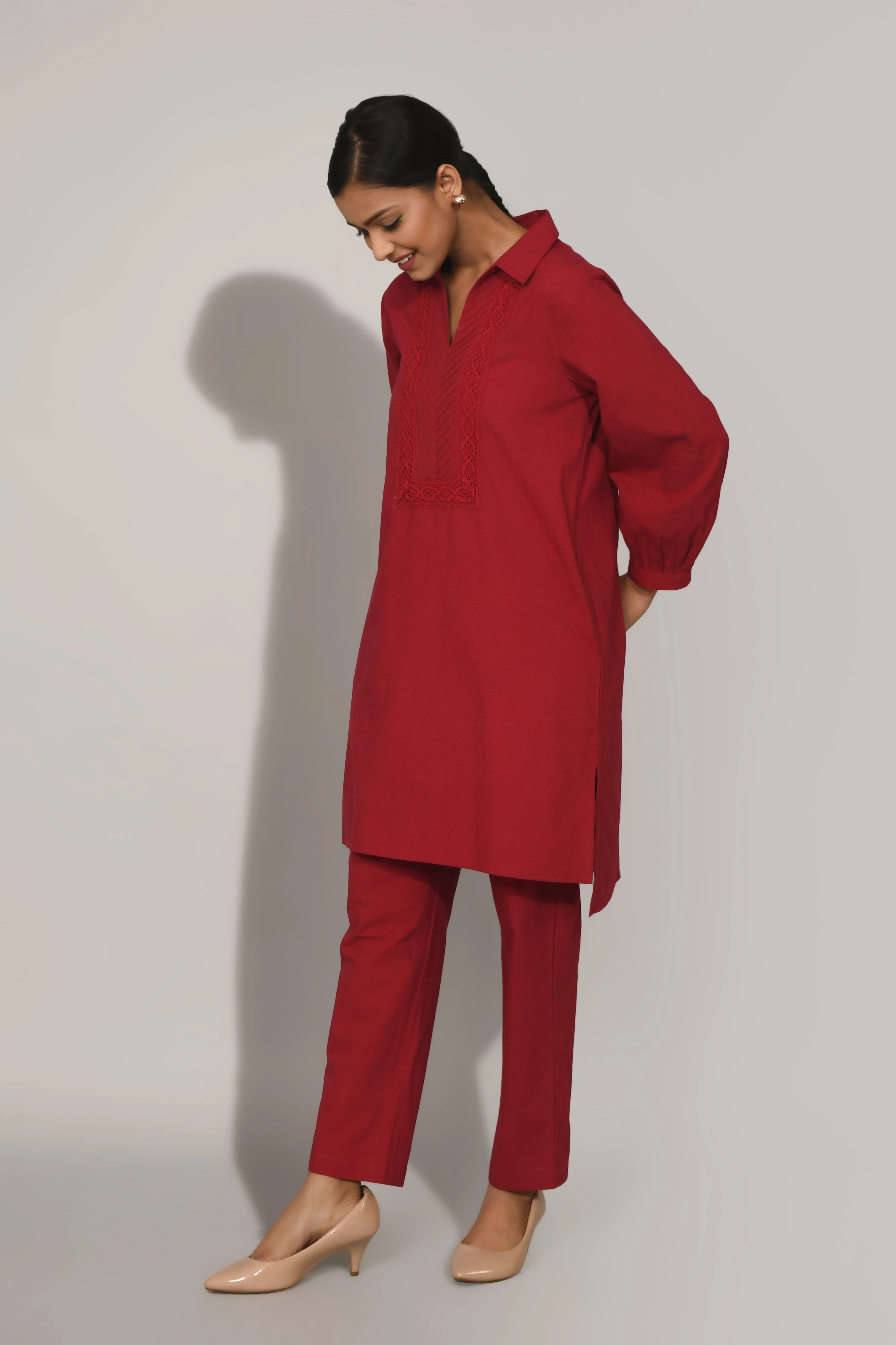 Sharanya Vermi Cotton Co-ord set - Image 5