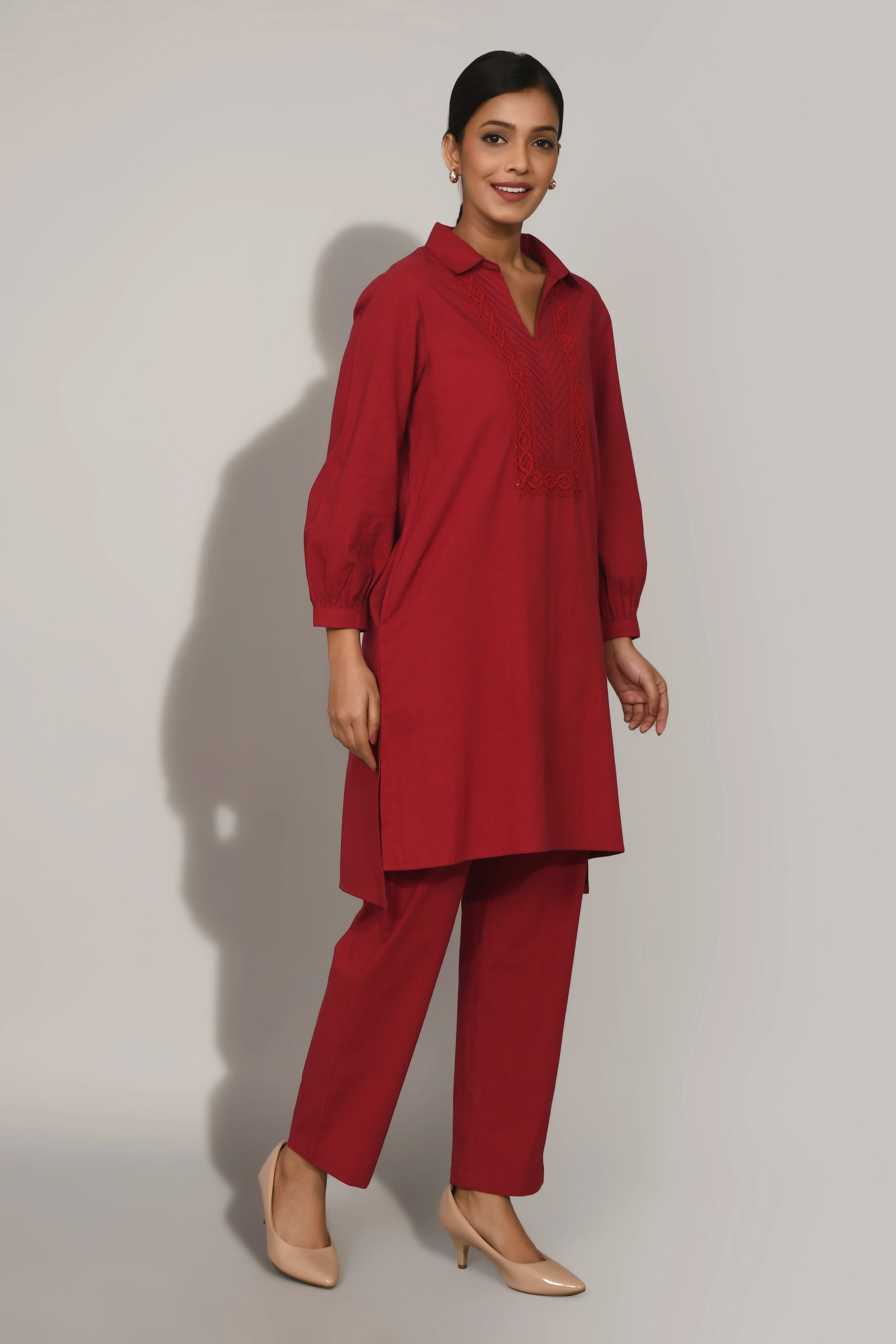 Sharanya Vermi Cotton Co-ord set - Image 6