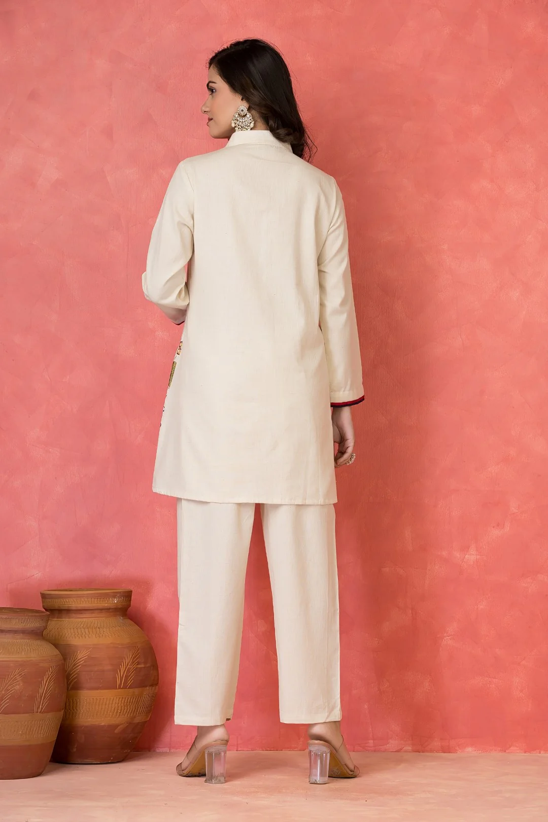 Sabhya Shell Embroidery Premium co-ord Set - Image 3