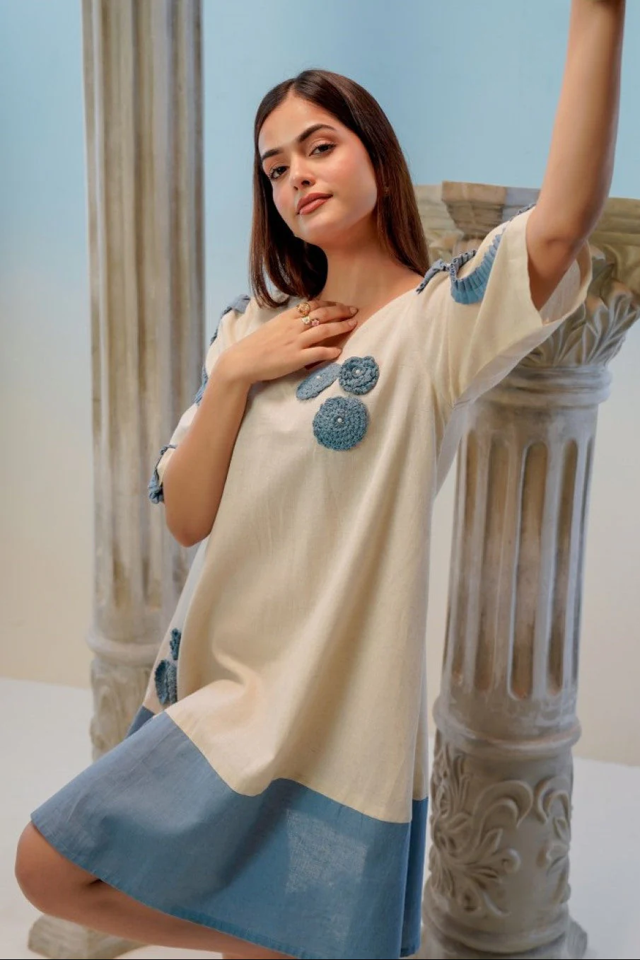 Tatva Daisy Cotton Dress - Image 2