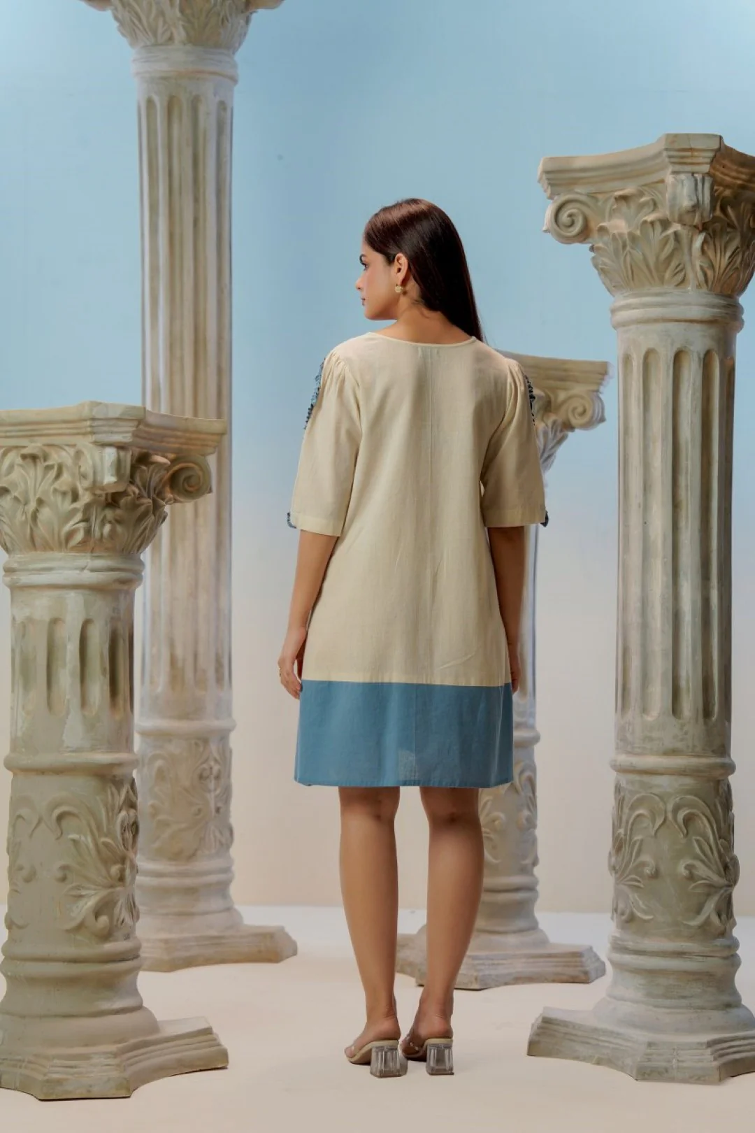 Tatva Daisy Cotton Dress - Image 3