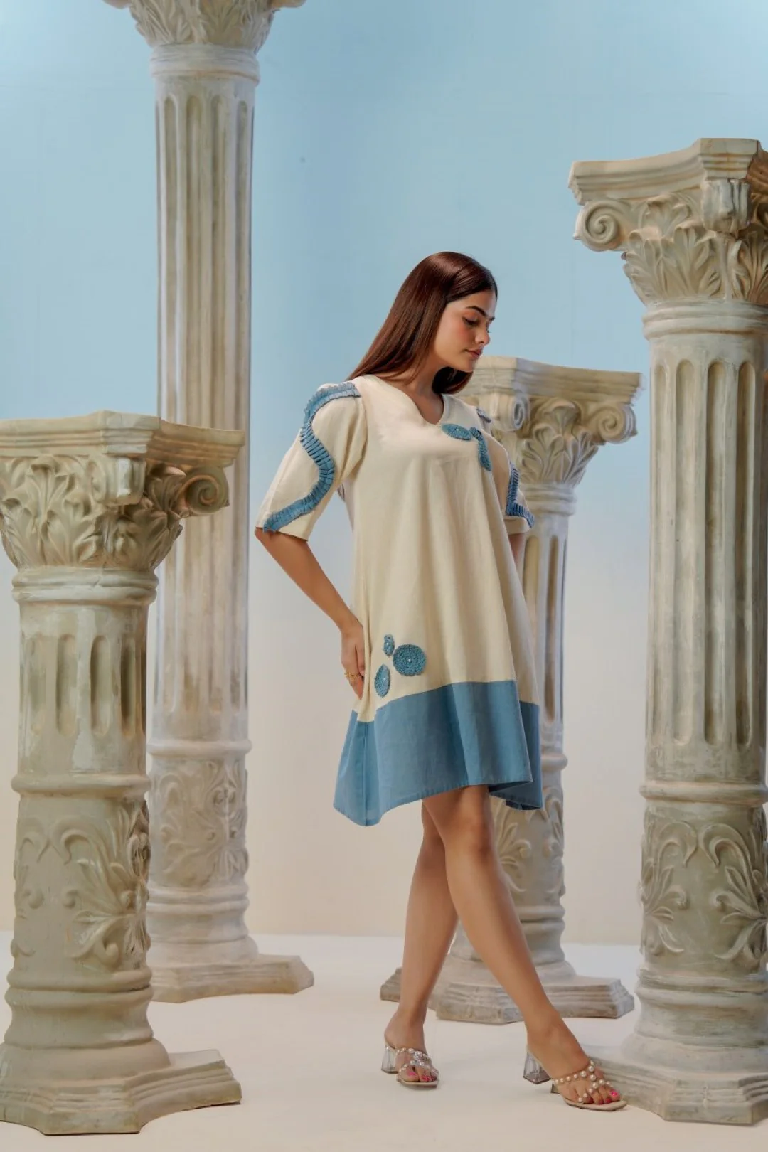 Tatva Daisy Cotton Dress - Image 4