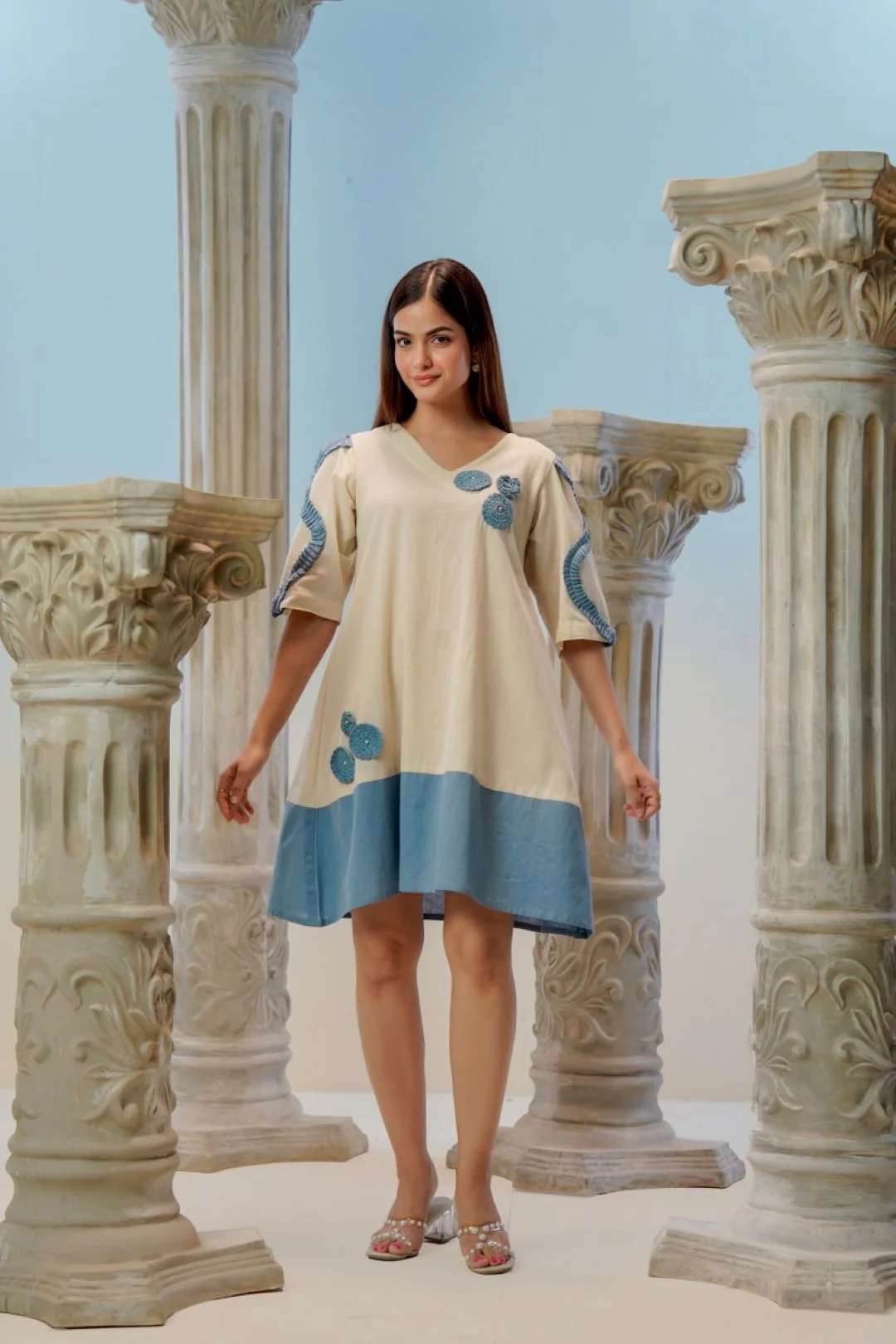 Tatva Daisy Cotton Dress - Image 6