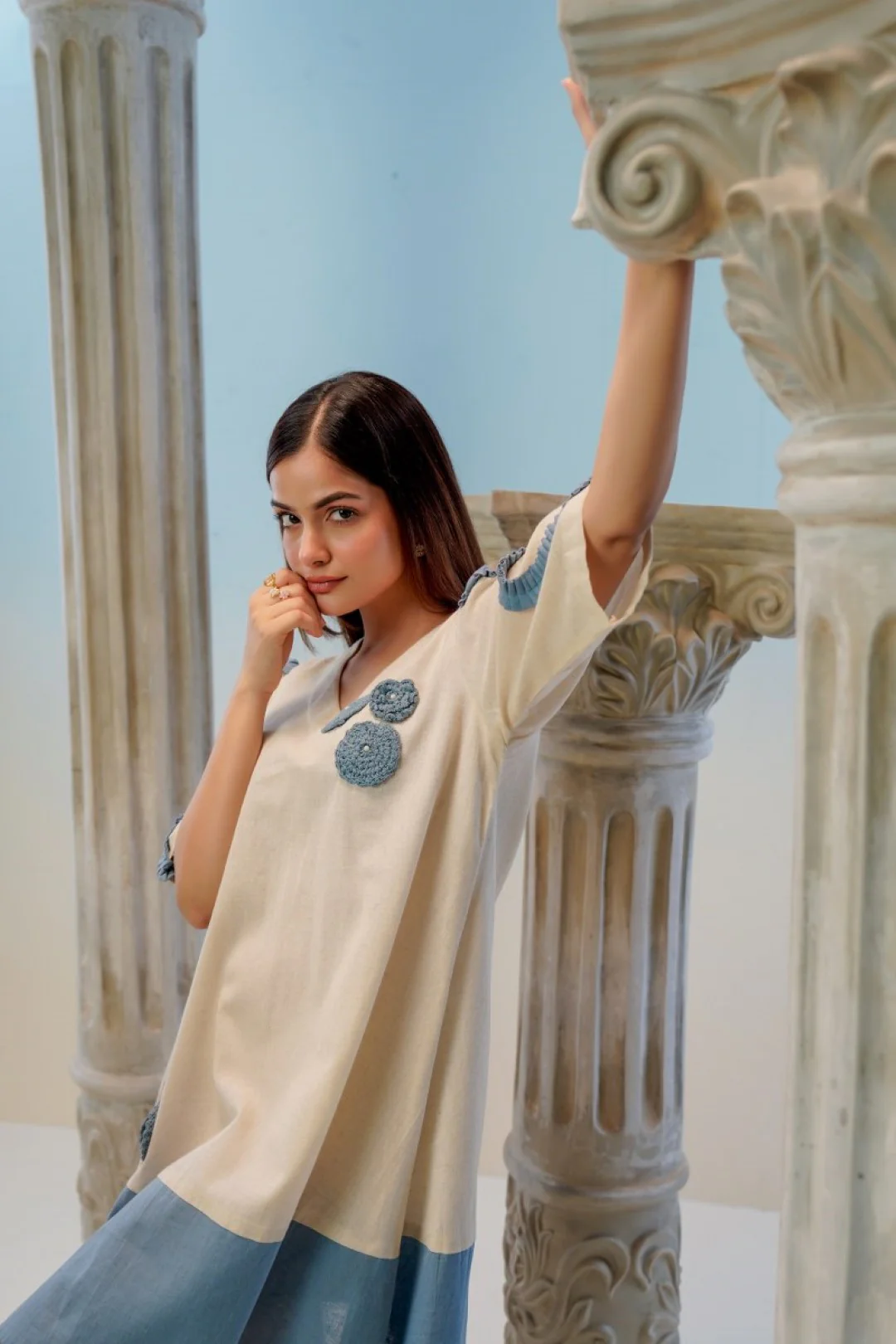 Tatva Daisy Cotton Dress - Image 7