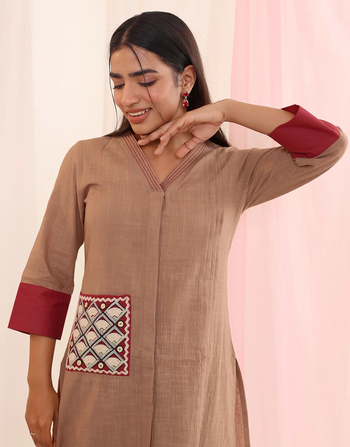 Purna mousse cotton co-ord set - Image 2
