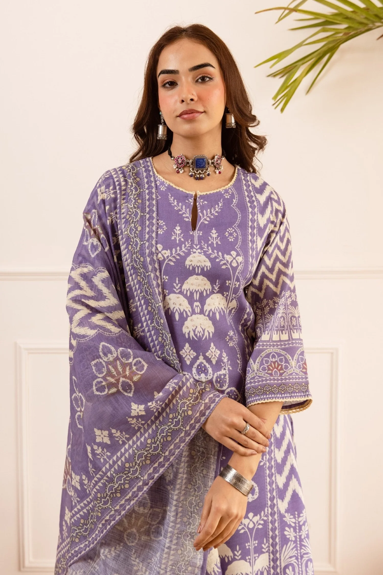 Karen imperial cotton suit set - Image 2